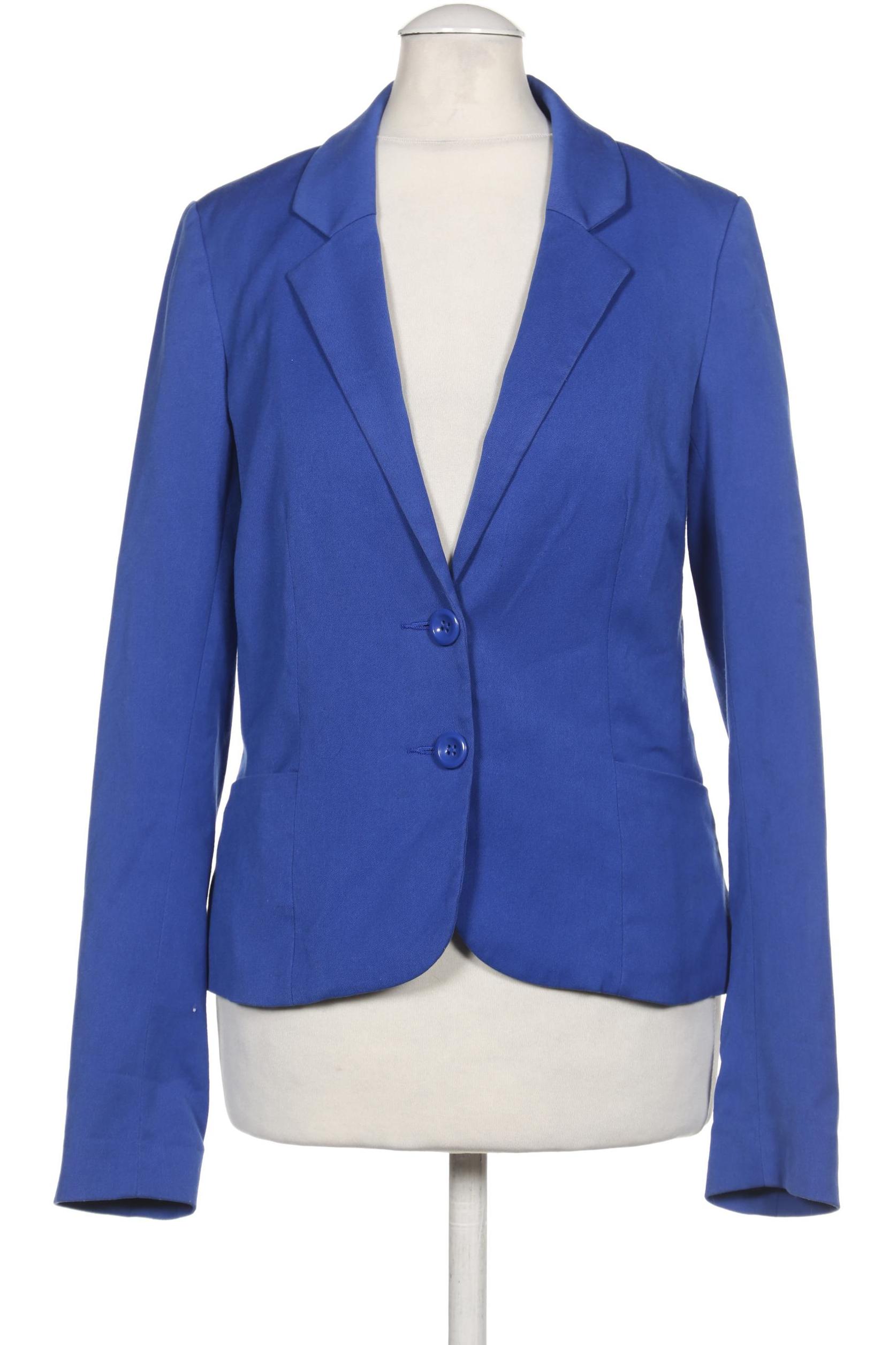 H&M Damen Blazer, blau, Gr. 36 von H&M