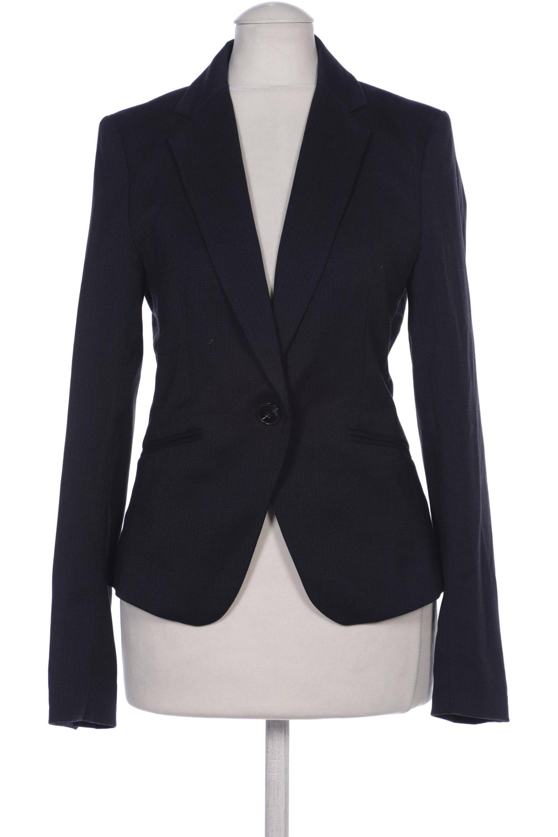 H&M Damen Blazer, marineblau, Gr. 34 von H&M