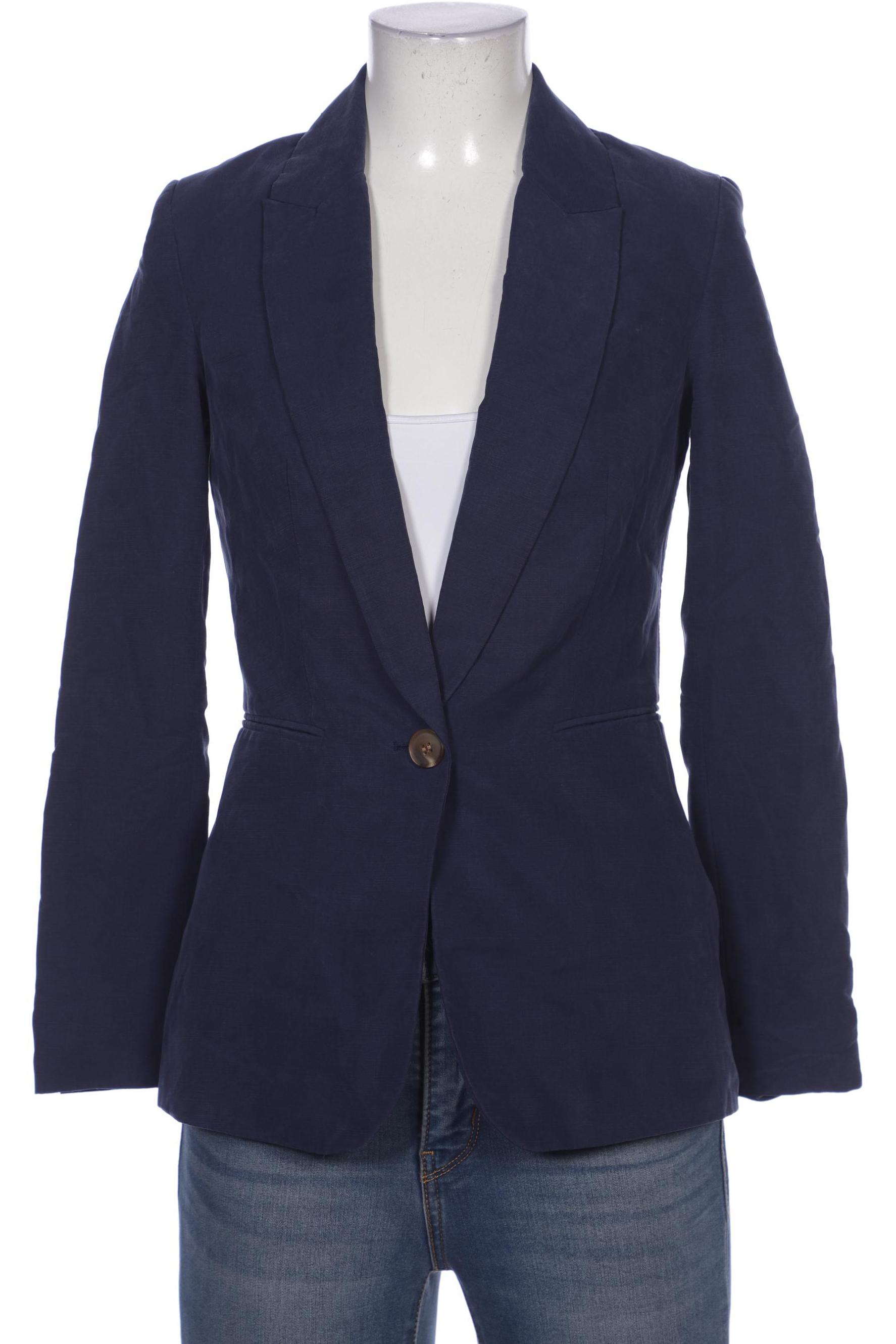 H&M Damen Blazer, marineblau, Gr. 34 von H&M