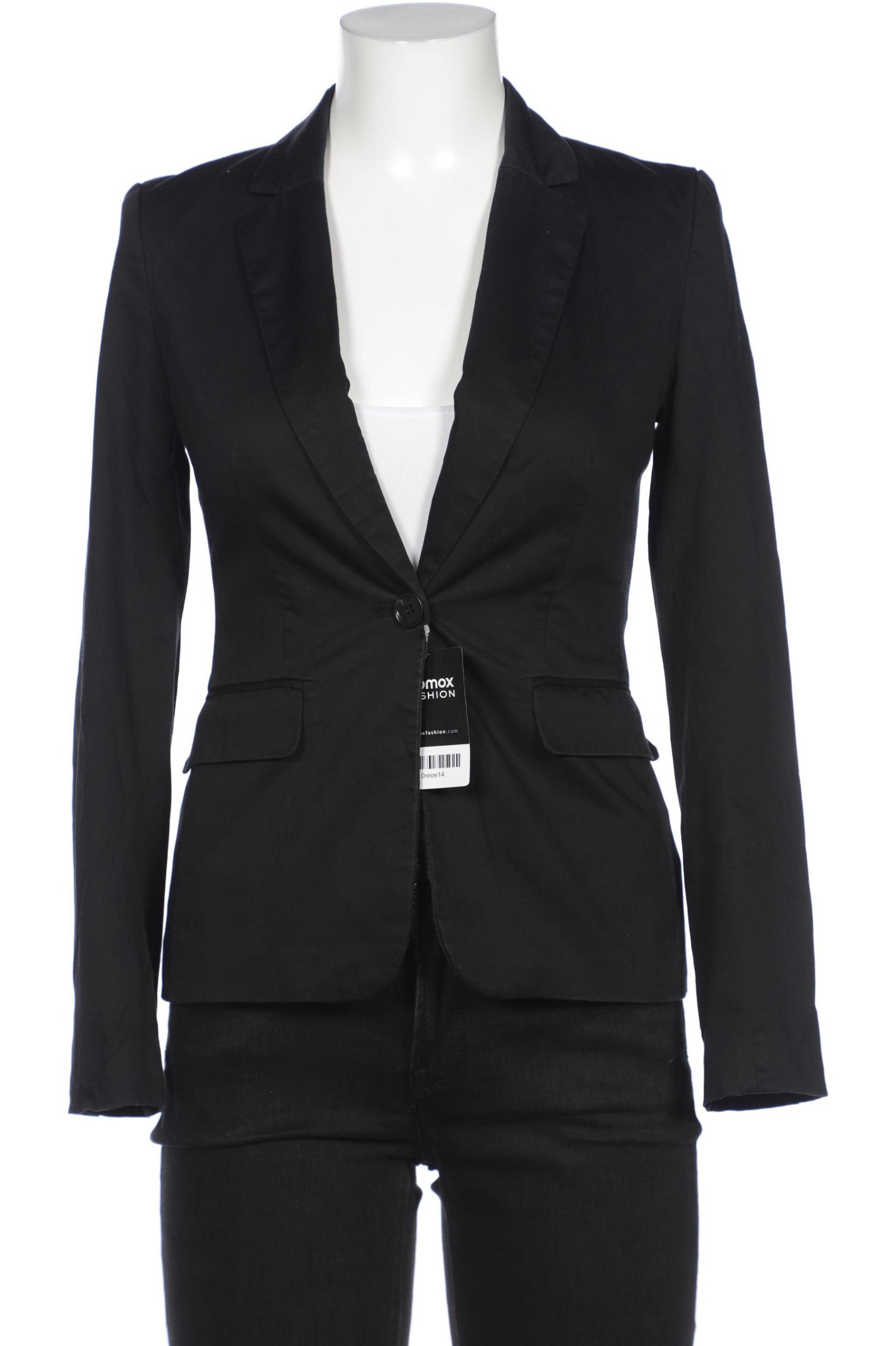 H&M Damen Blazer, marineblau, Gr. 36 von H&M