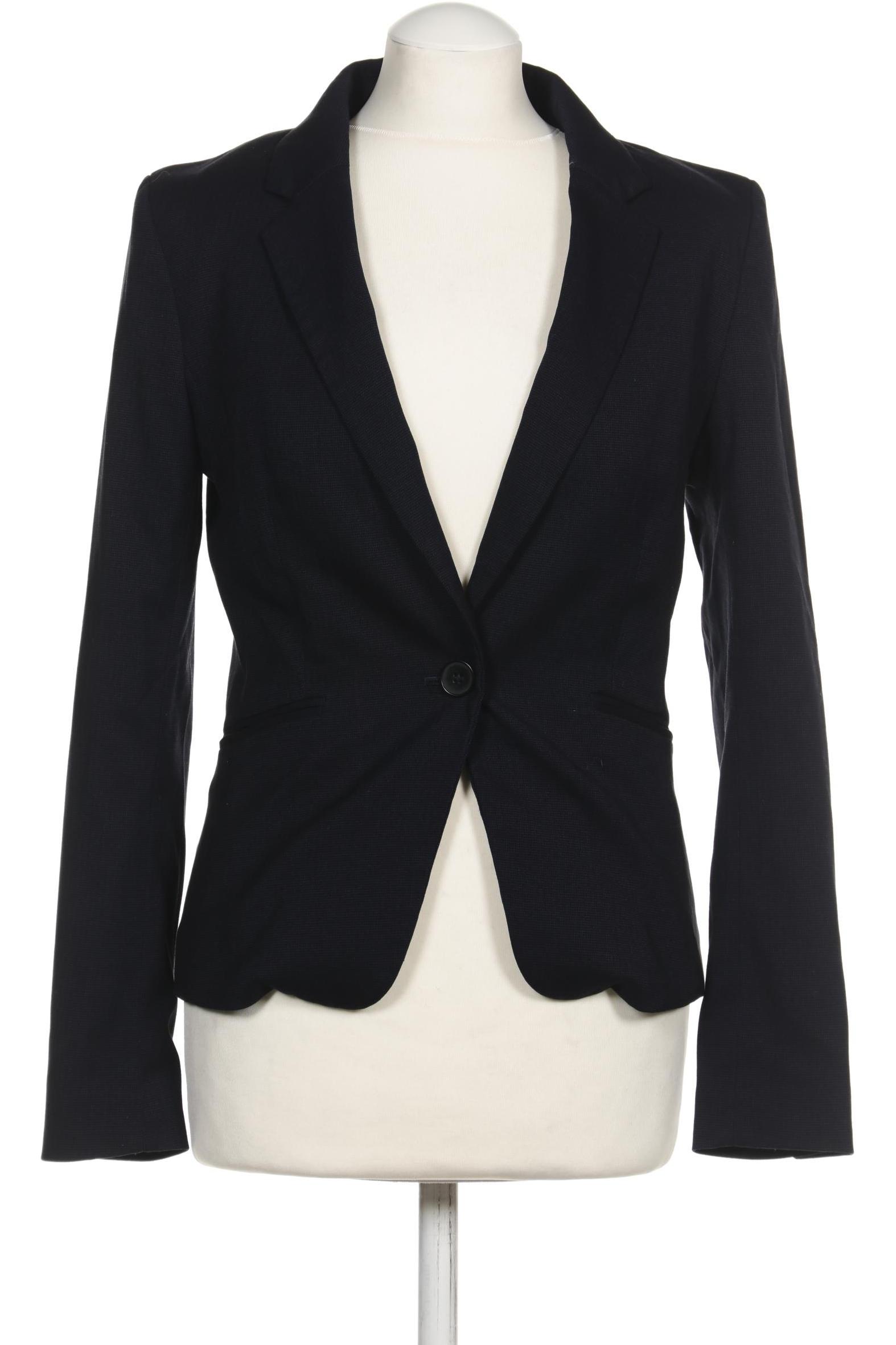 H&M Damen Blazer, marineblau, Gr. 36 von H&M