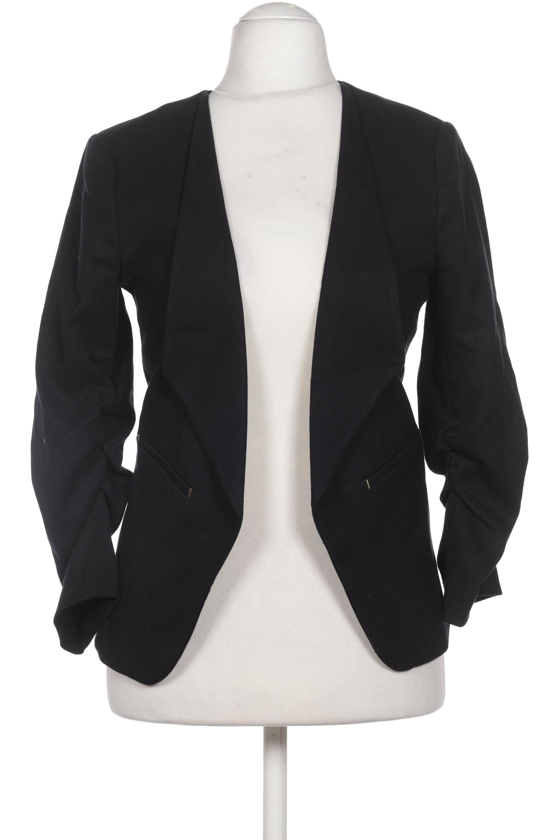 H&M Damen Blazer, marineblau, Gr. 38 von H&M