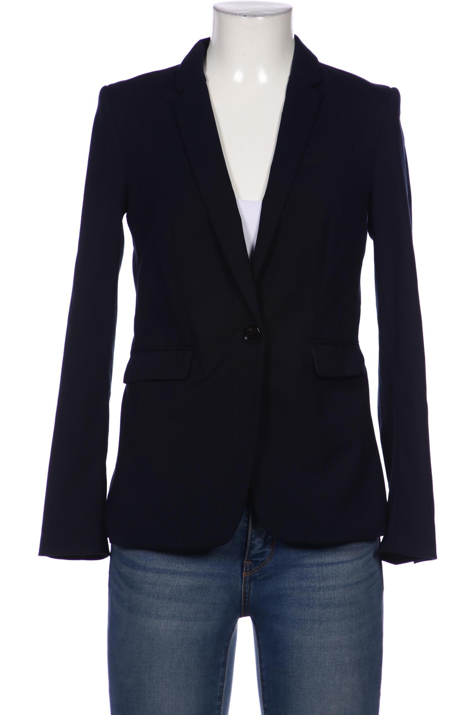 H&M Damen Blazer, marineblau, Gr. 34 von H&M