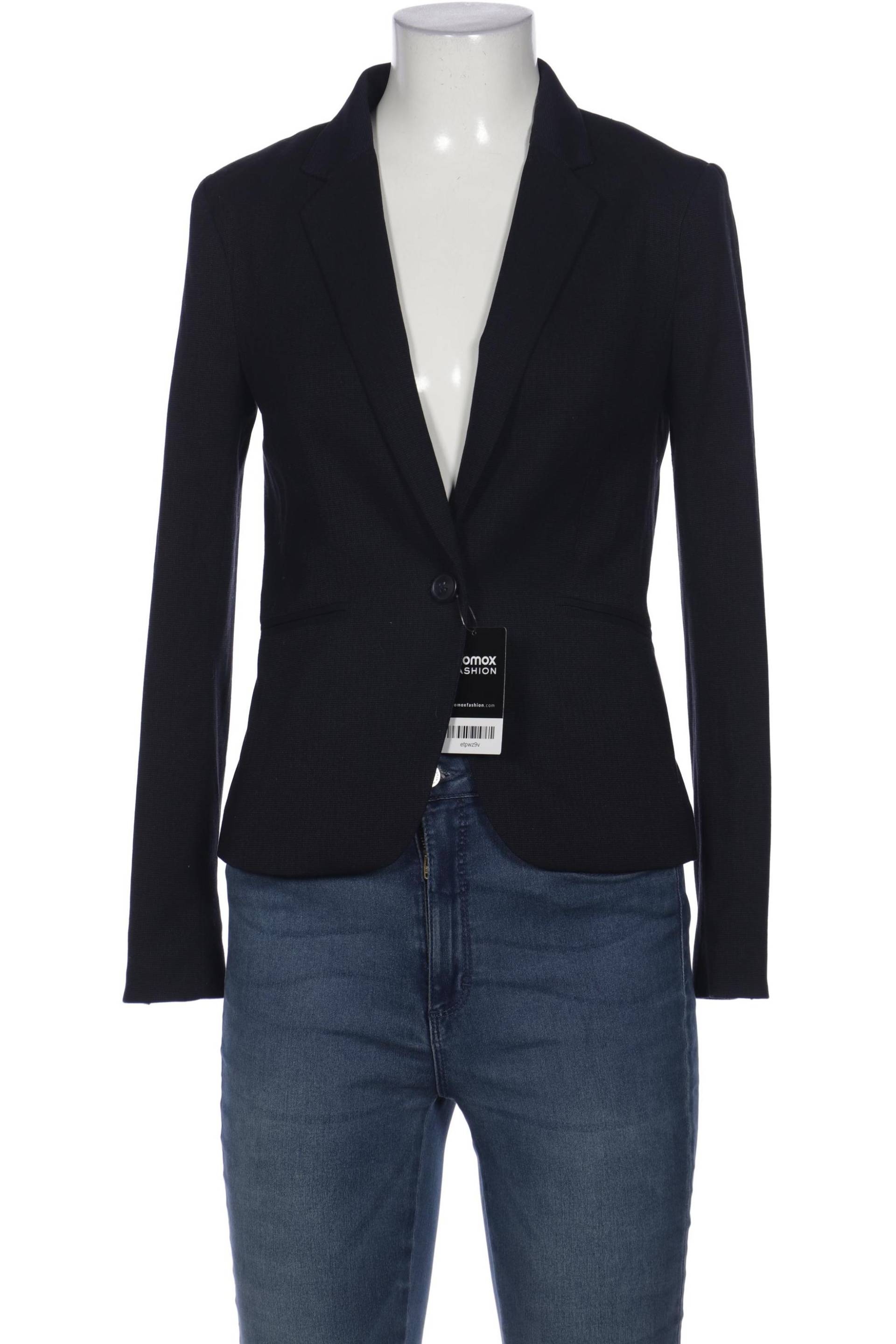 H&M Damen Blazer, marineblau, Gr. 34 von H&M