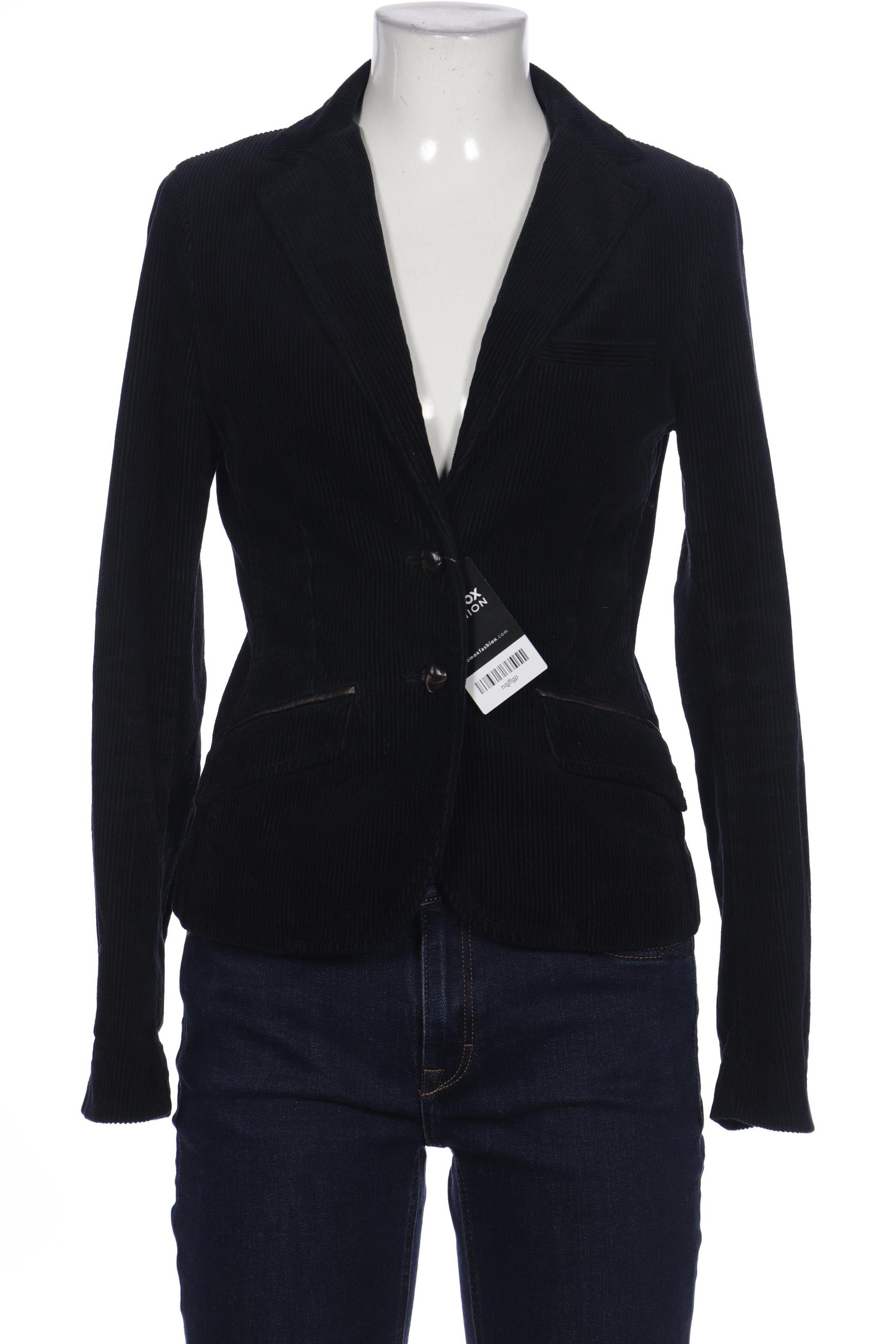 H&M Damen Blazer, marineblau, Gr. 34 von H&M