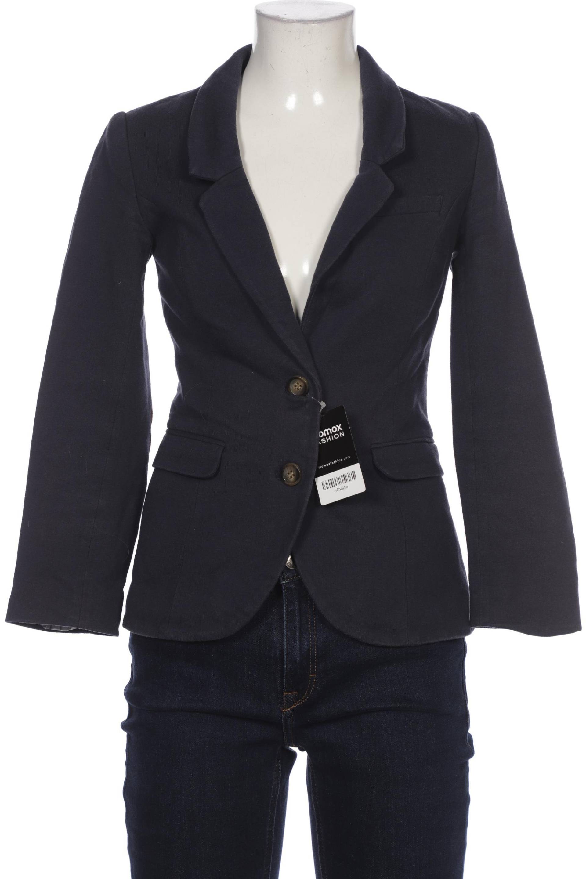 H&M Damen Blazer, marineblau, Gr. 34 von H&M