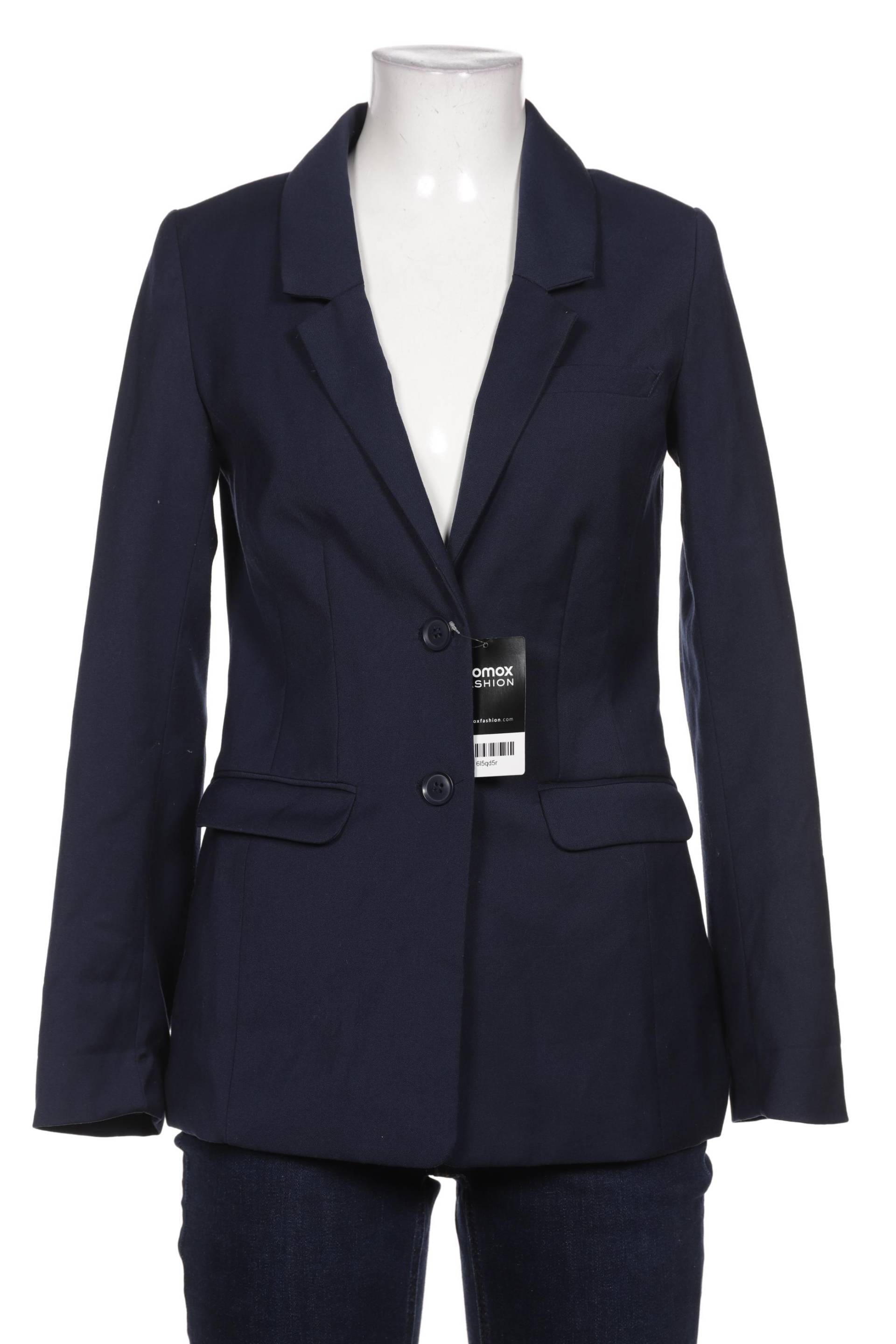 H&M Damen Blazer, marineblau, Gr. 34 von H&M