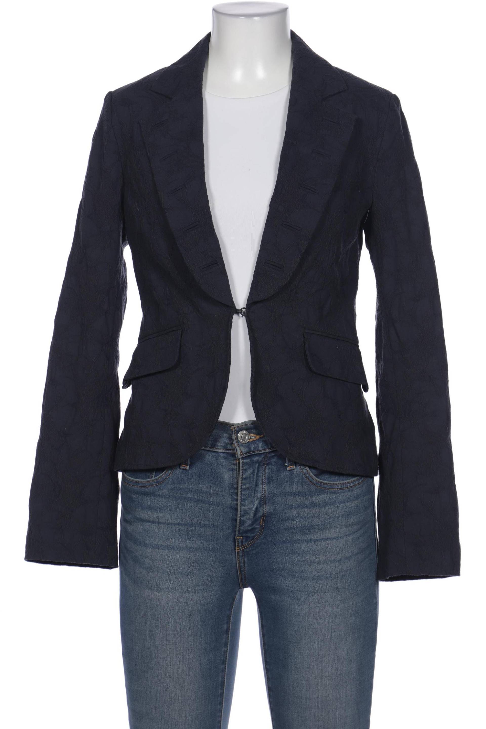 H&M Damen Blazer, marineblau, Gr. 34 von H&M