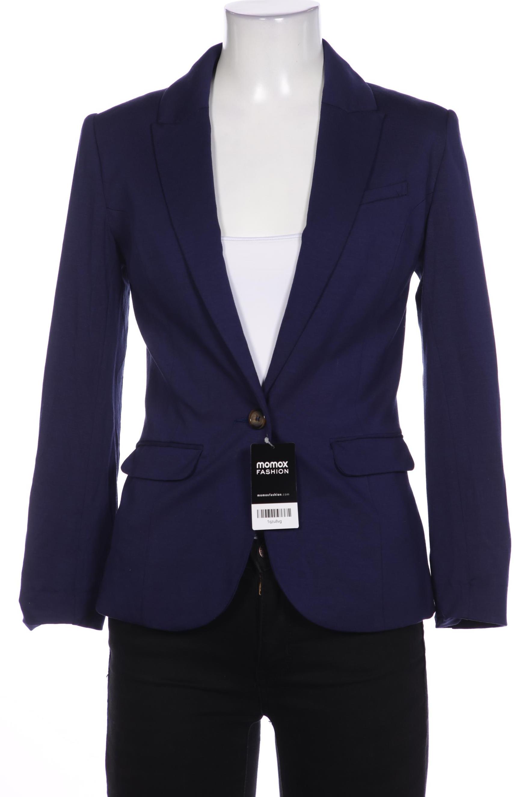 H&M Damen Blazer, marineblau, Gr. 34 von H&M