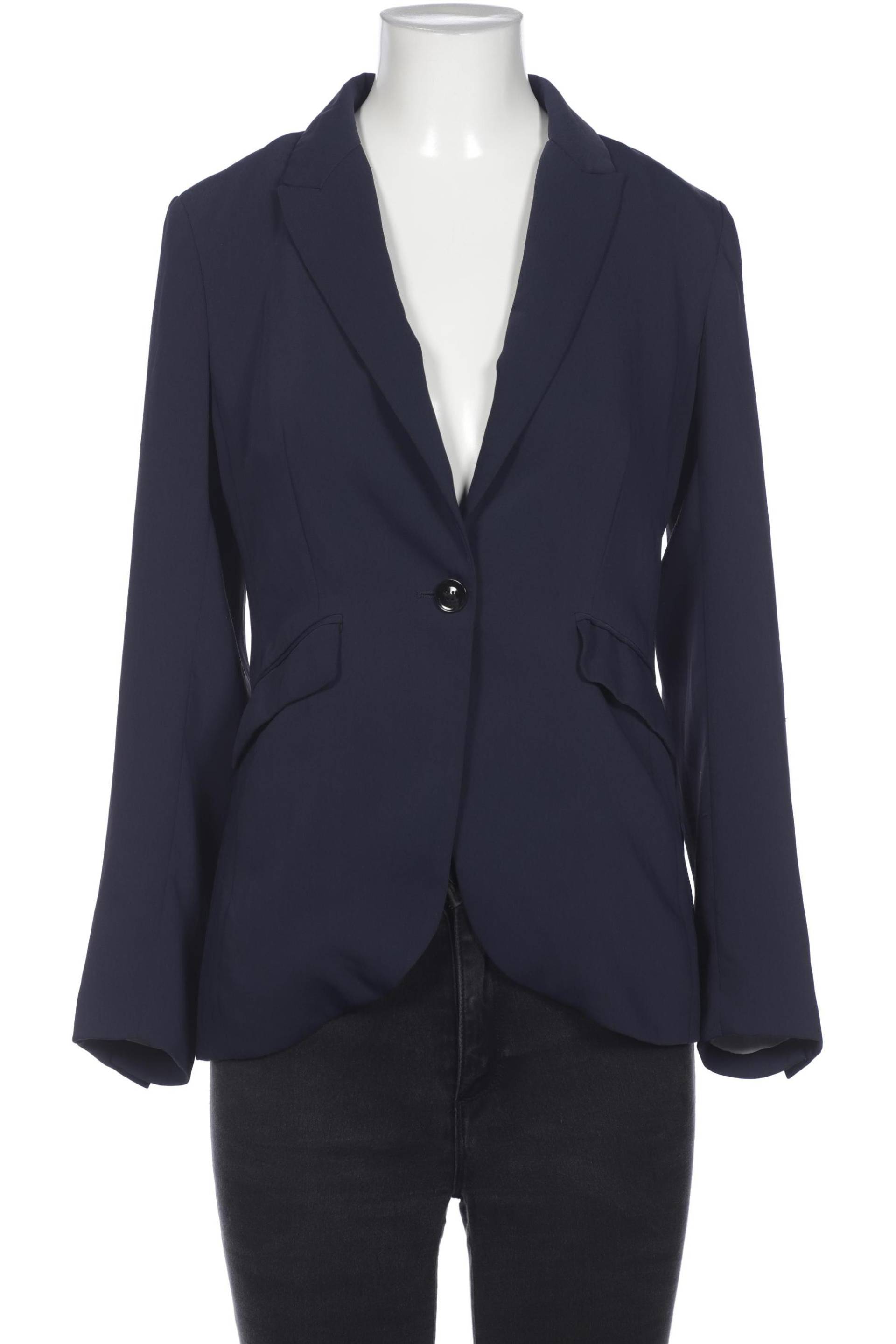 H&M Damen Blazer, marineblau, Gr. 36 von H&M