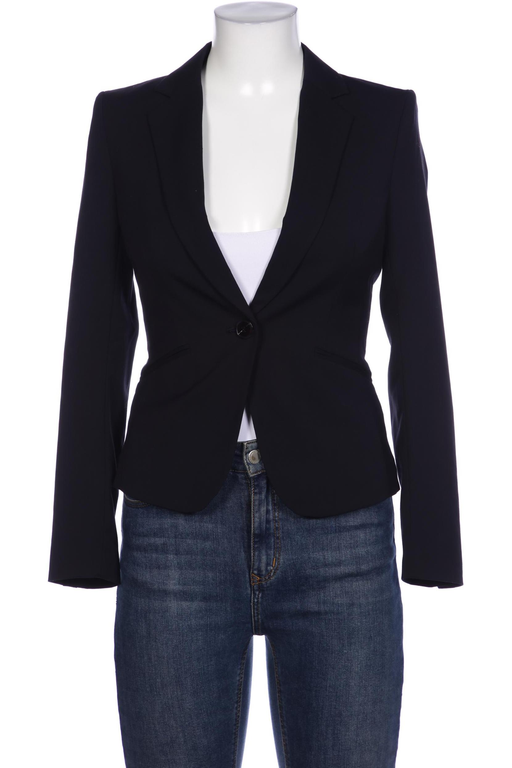 H&M Damen Blazer, marineblau, Gr. 36 von H&M