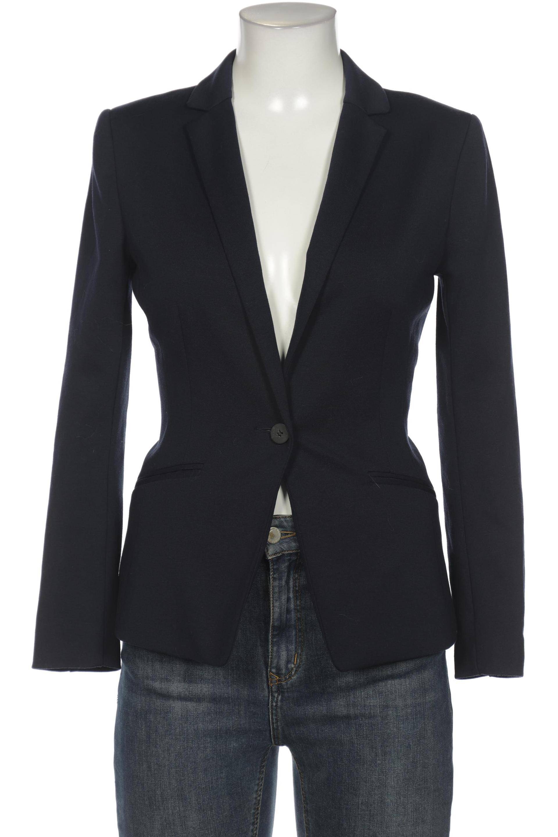 H&M Damen Blazer, marineblau, Gr. 36 von H&M