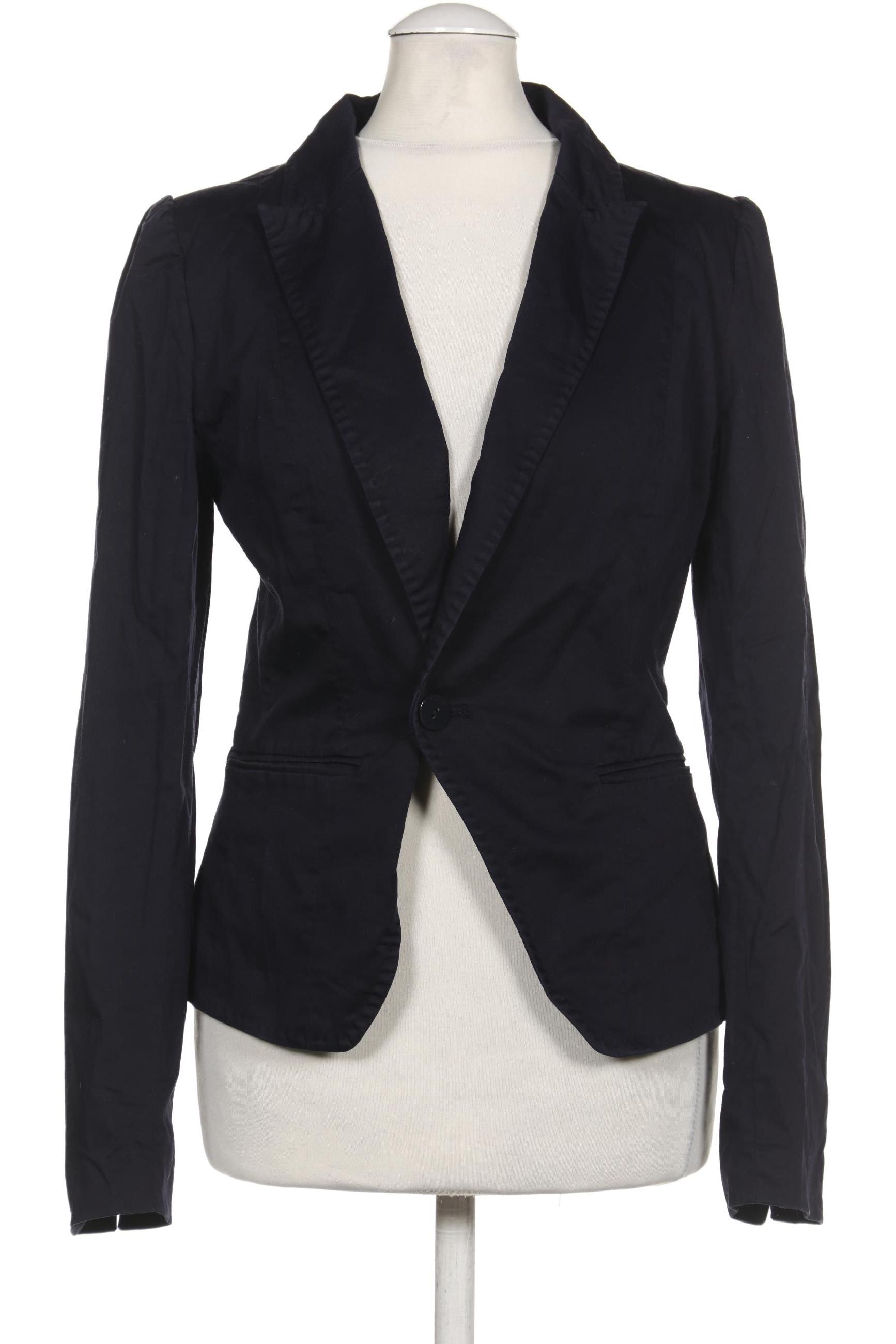 H&M Damen Blazer, marineblau, Gr. 36 von H&M