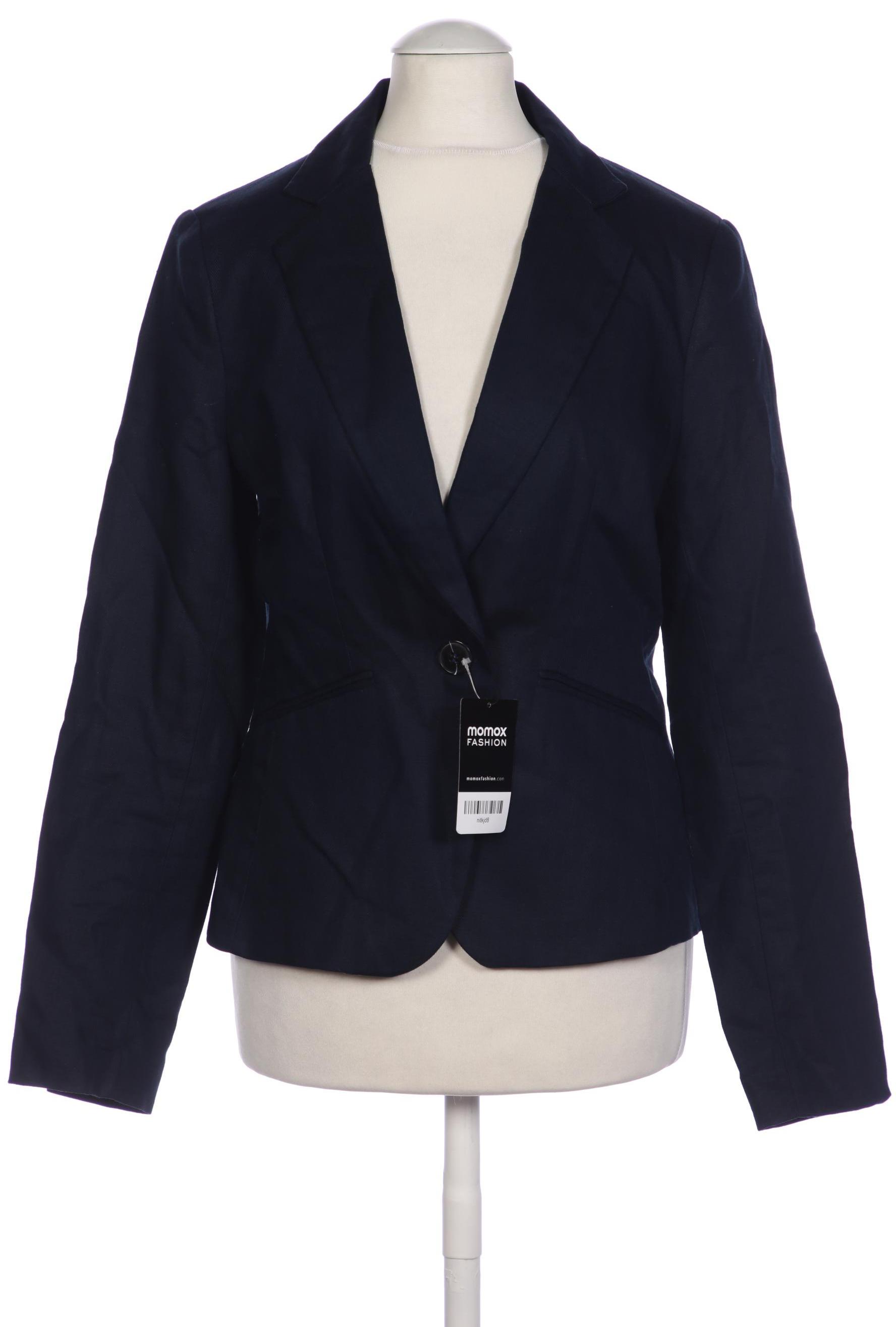 H&M Damen Blazer, marineblau, Gr. 36 von H&M