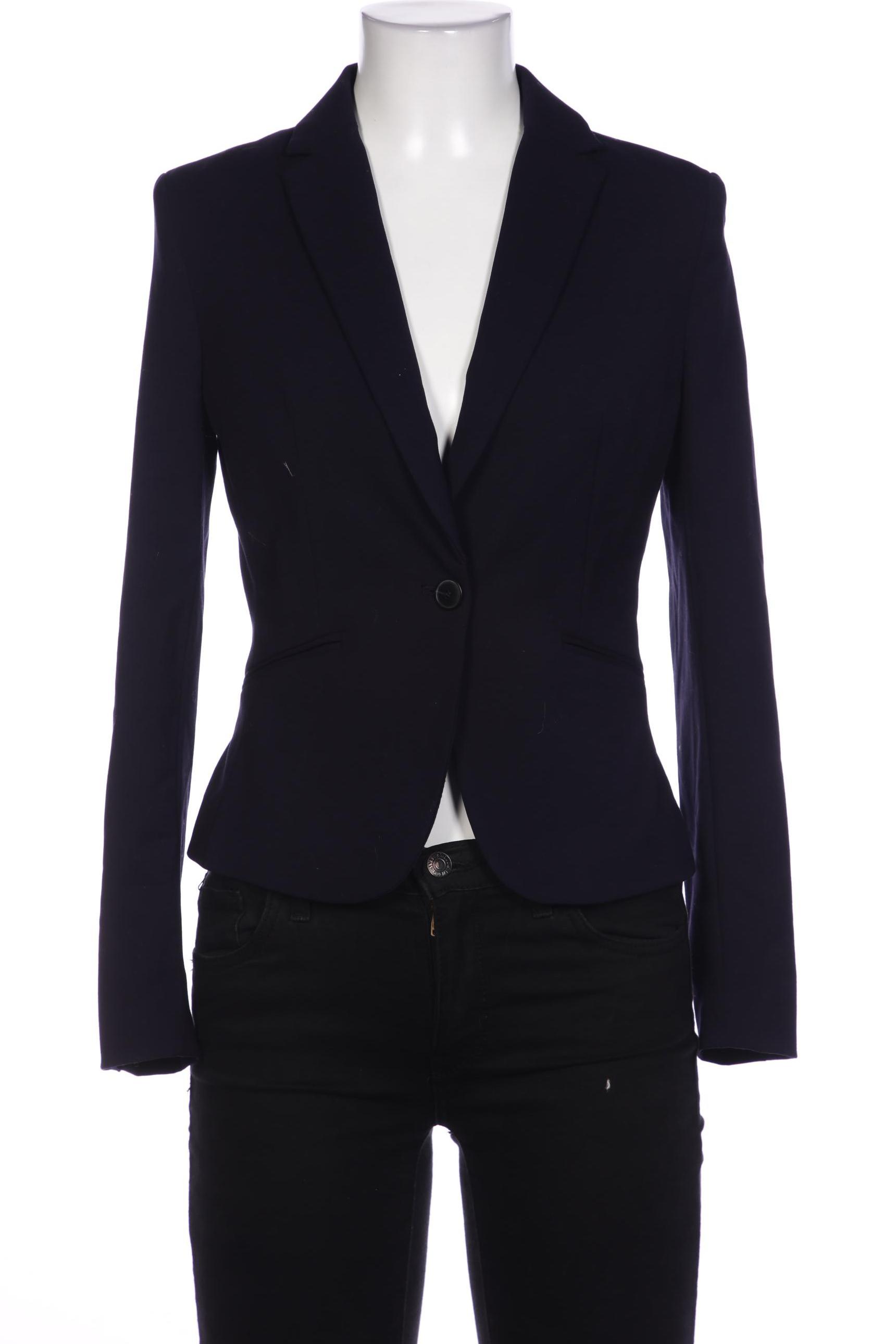 H&M Damen Blazer, marineblau, Gr. 36 von H&M