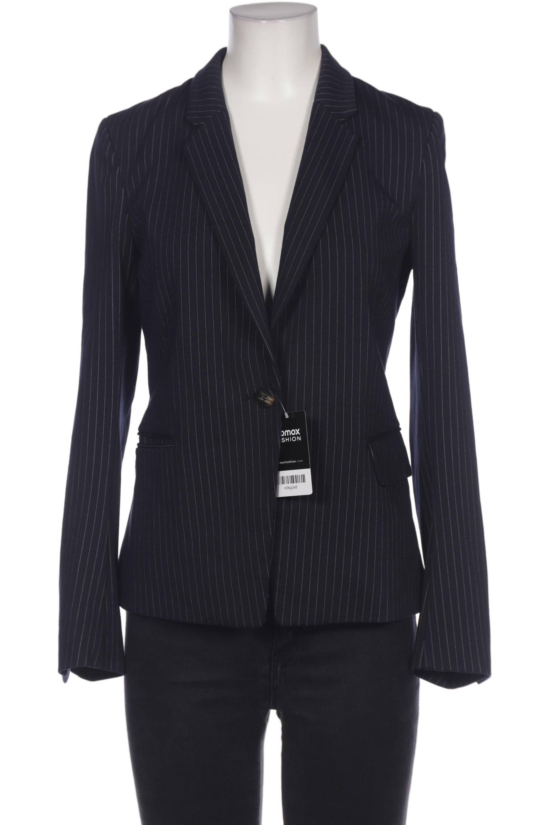 H&M Damen Blazer, marineblau, Gr. 36 von H&M