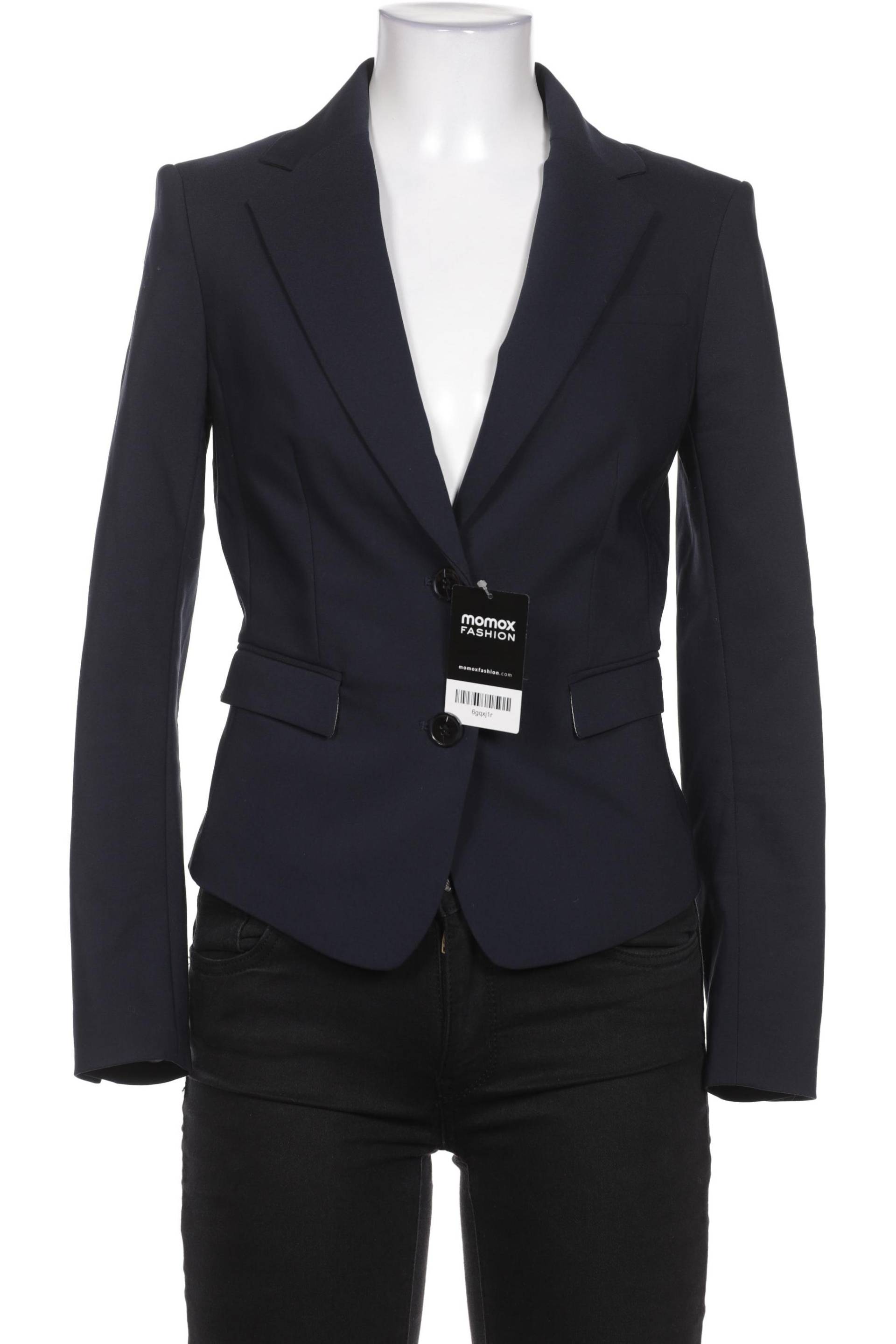 H&M Damen Blazer, marineblau, Gr. 36 von H&M