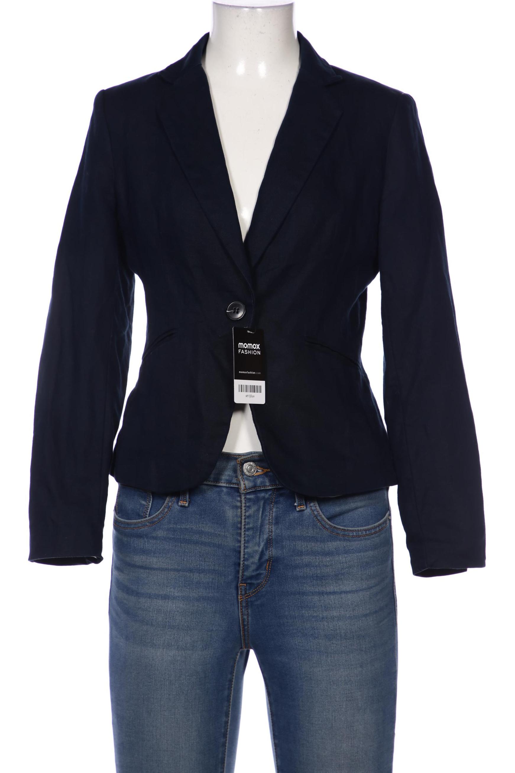 H&M Damen Blazer, marineblau, Gr. 36 von H&M