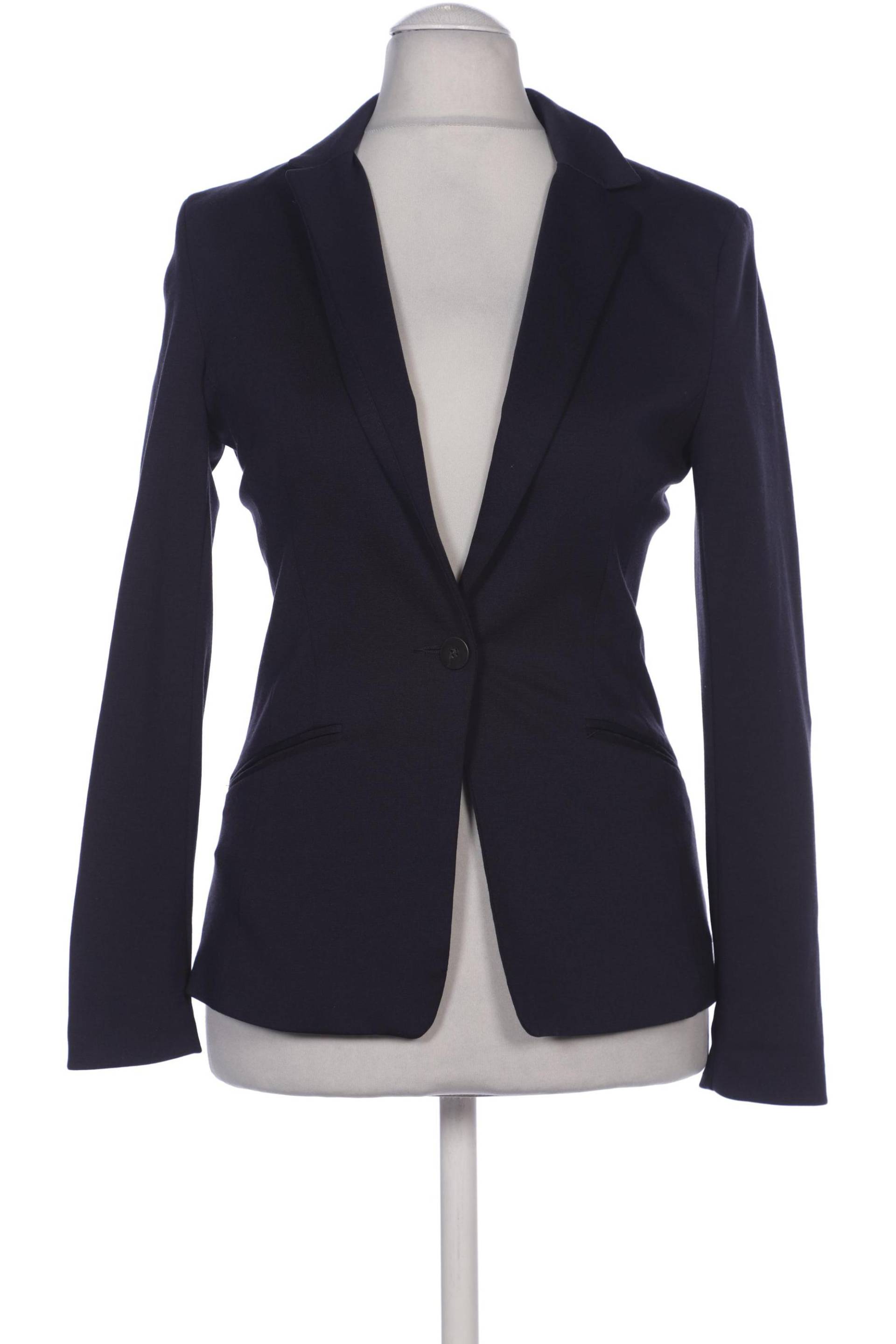 H&M Damen Blazer, marineblau, Gr. 36 von H&M