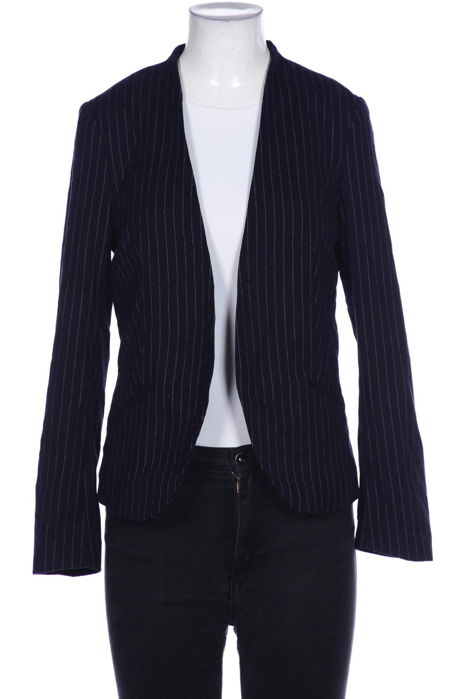 H&M Damen Blazer, marineblau, Gr. 38 von H&M