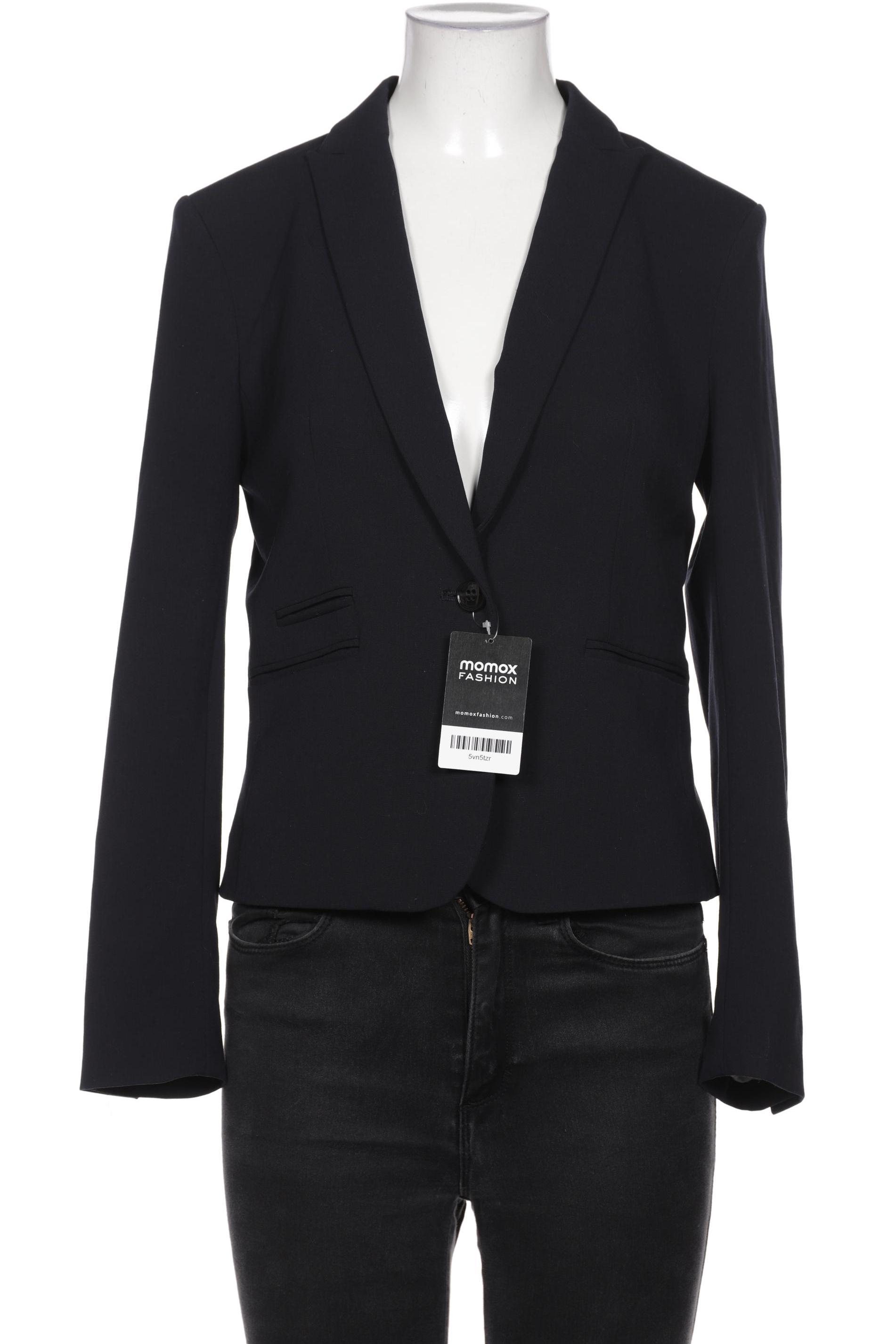 H&M Damen Blazer, marineblau, Gr. 38 von H&M