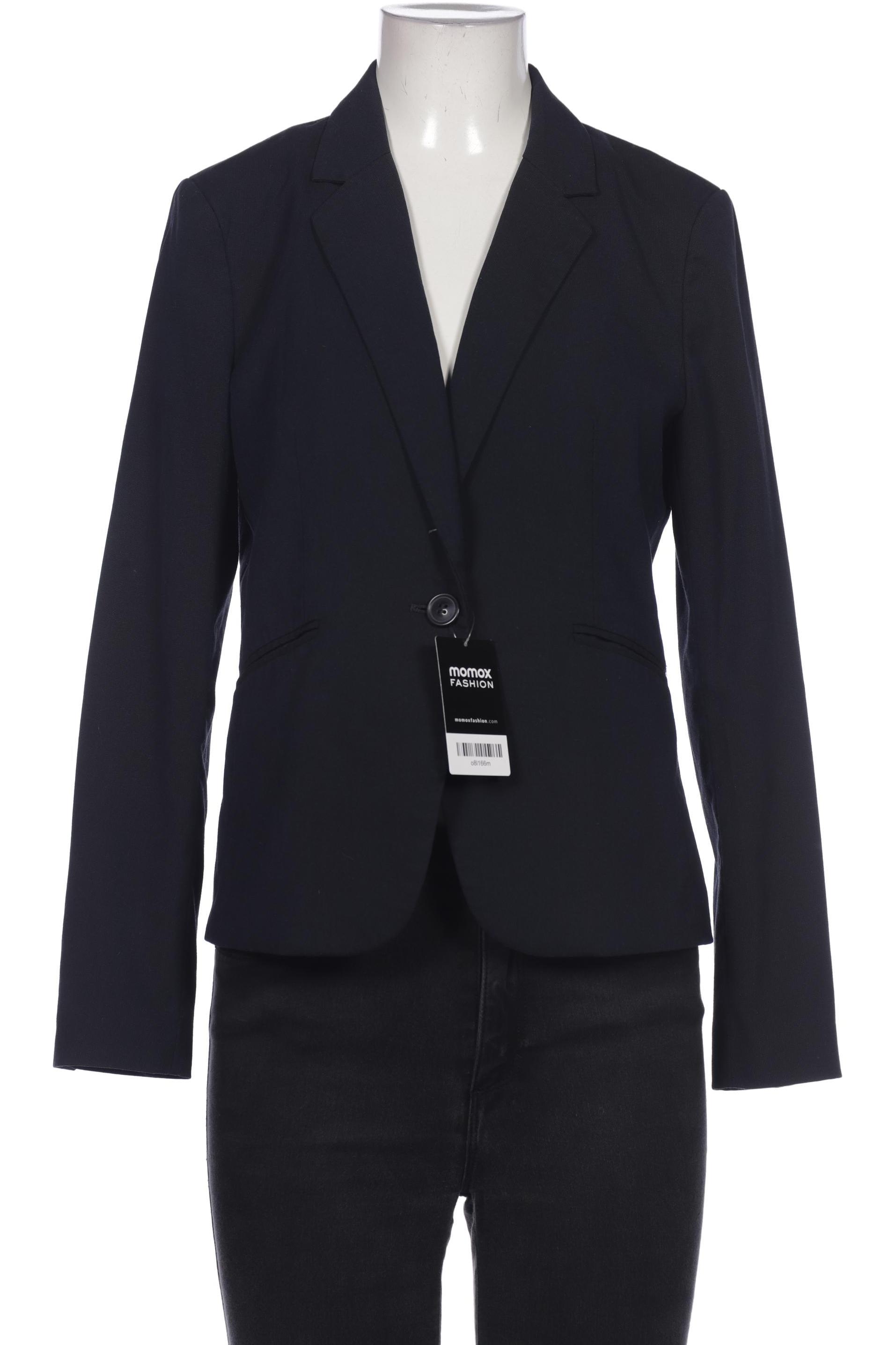 H&M Damen Blazer, marineblau, Gr. 38 von H&M