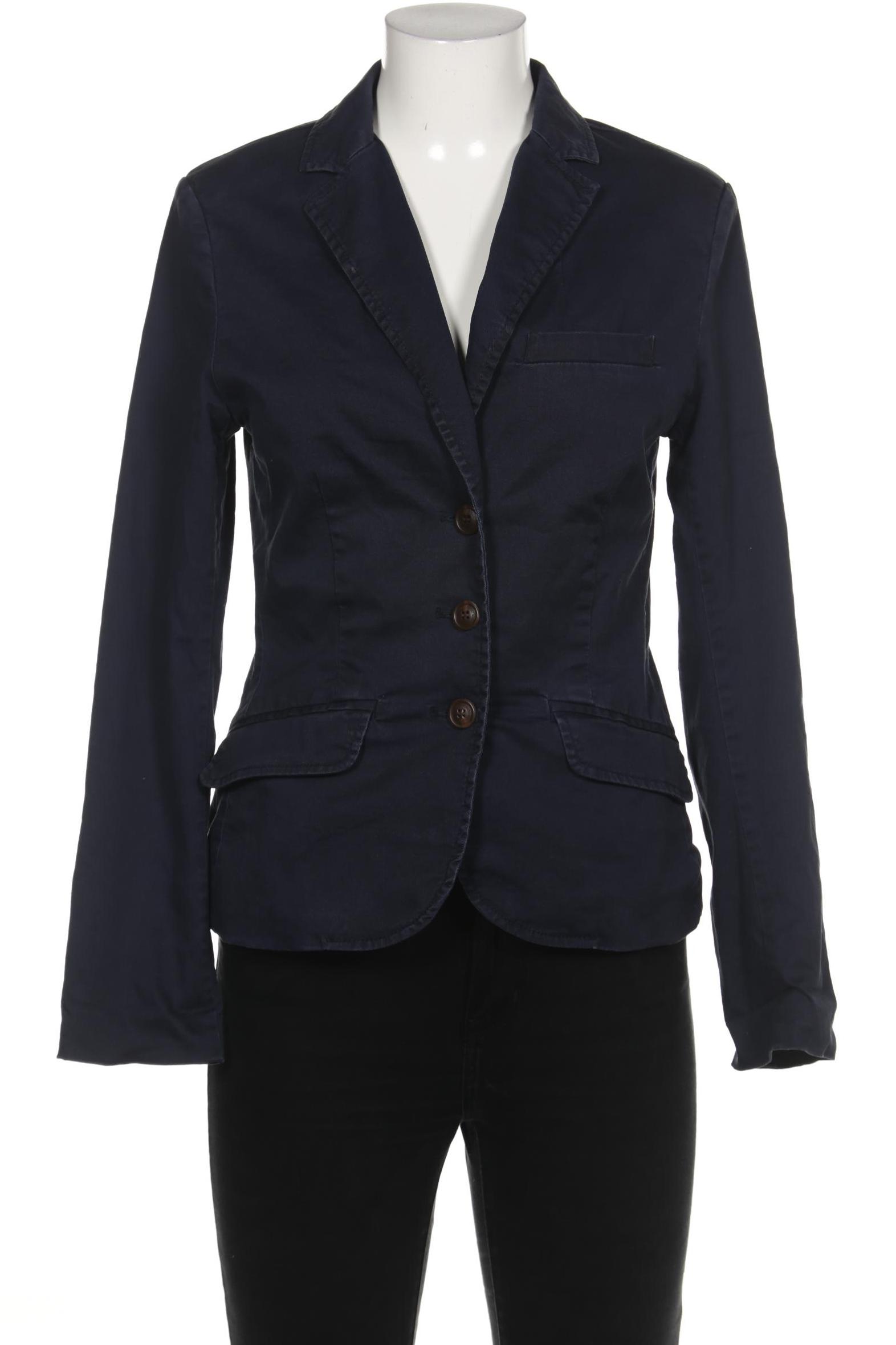 H&M Damen Blazer, marineblau, Gr. 40 von H&M