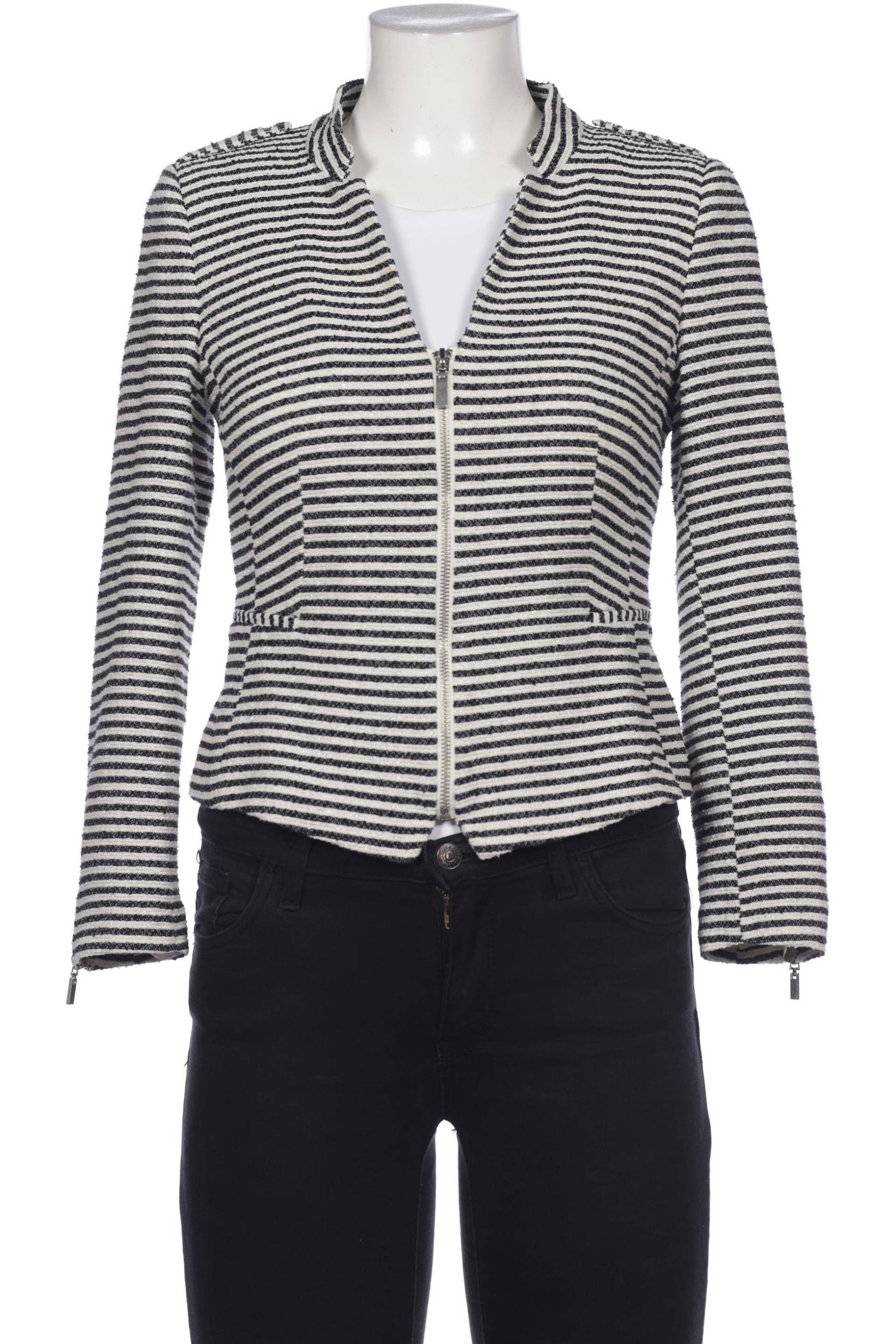 H&M Damen Blazer, weiß, Gr. 38 von H&M