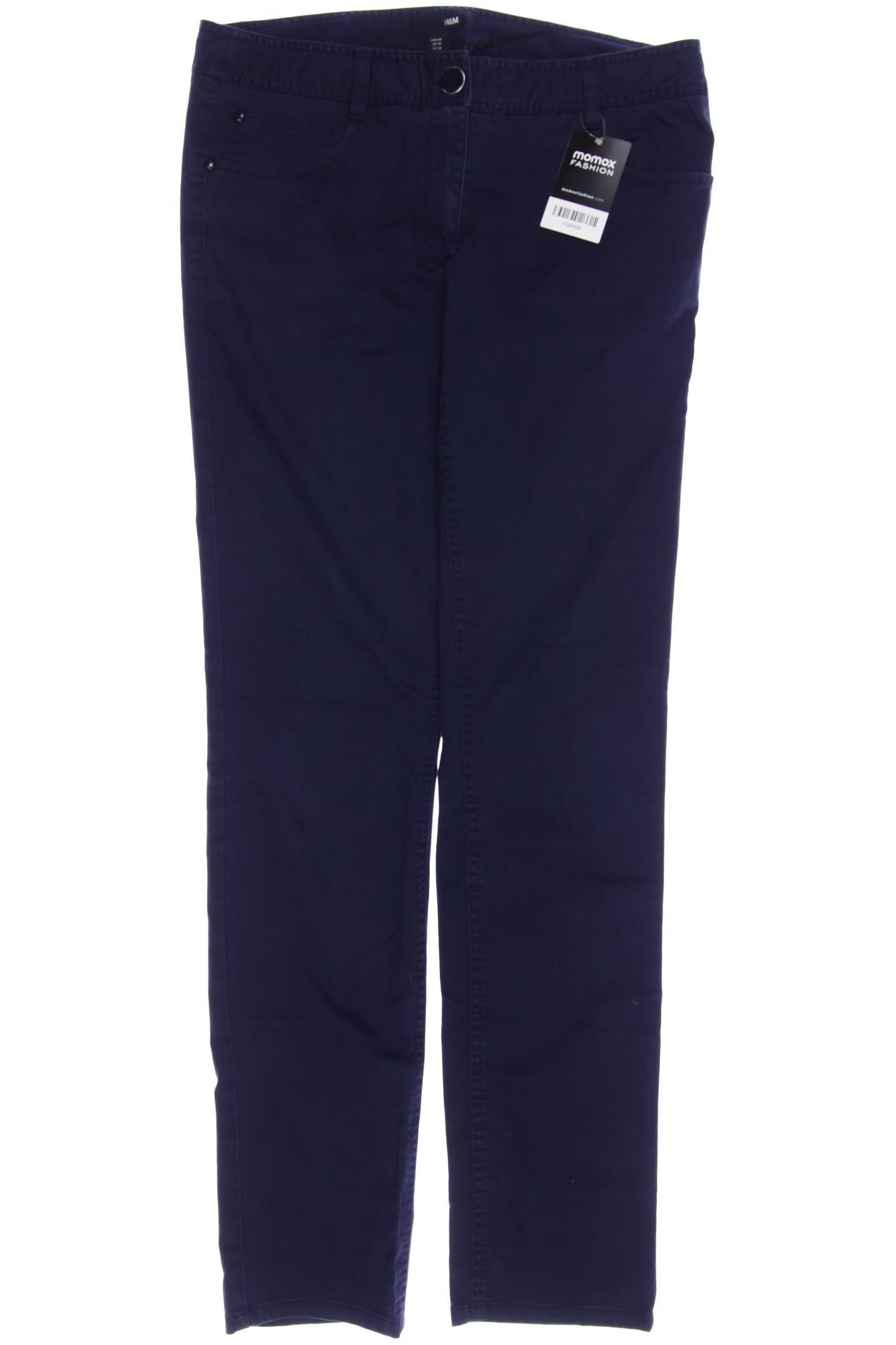 H&M Damen Jeans, marineblau, Gr. 42 von H&M