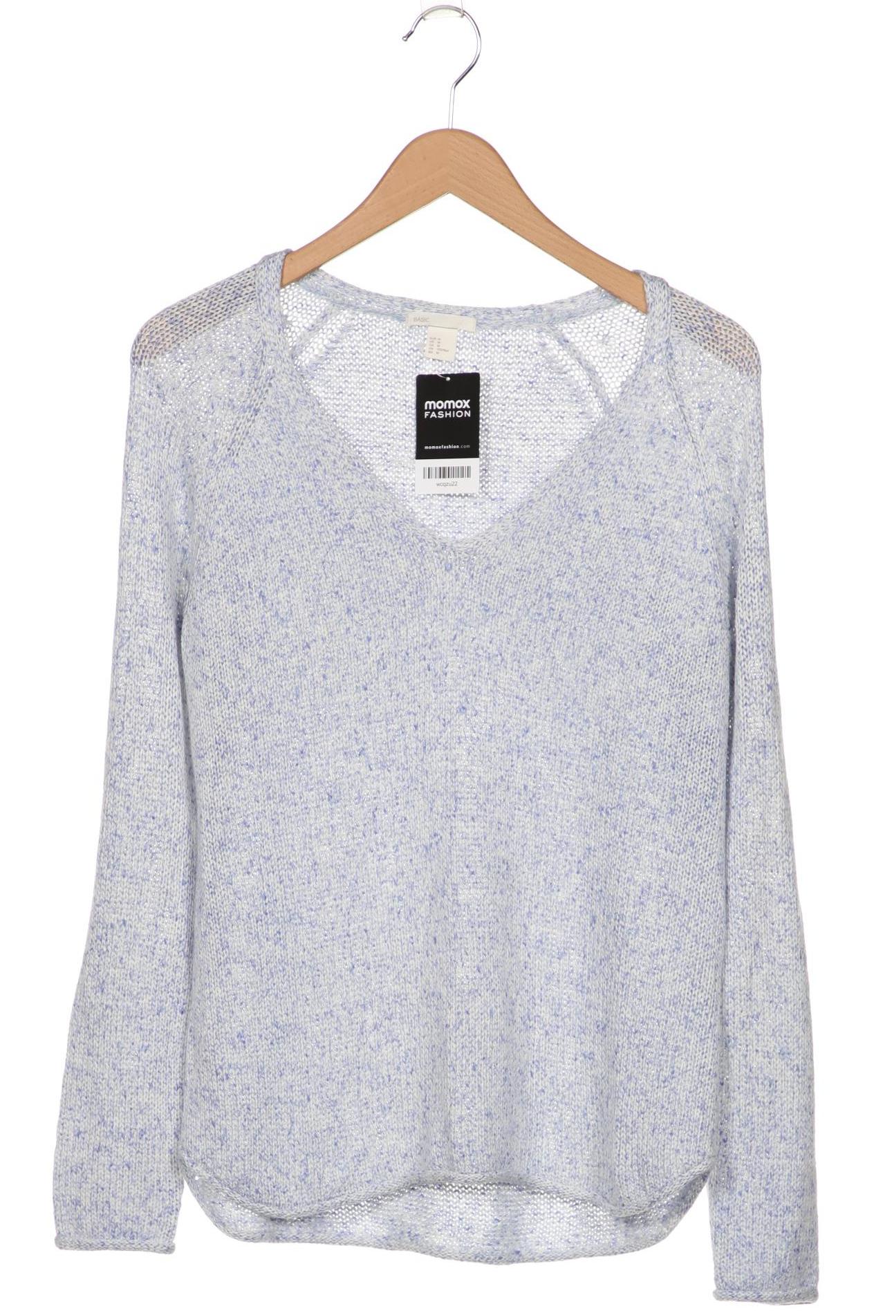 H&M Damen Pullover, blau, Gr. 38 von H&M