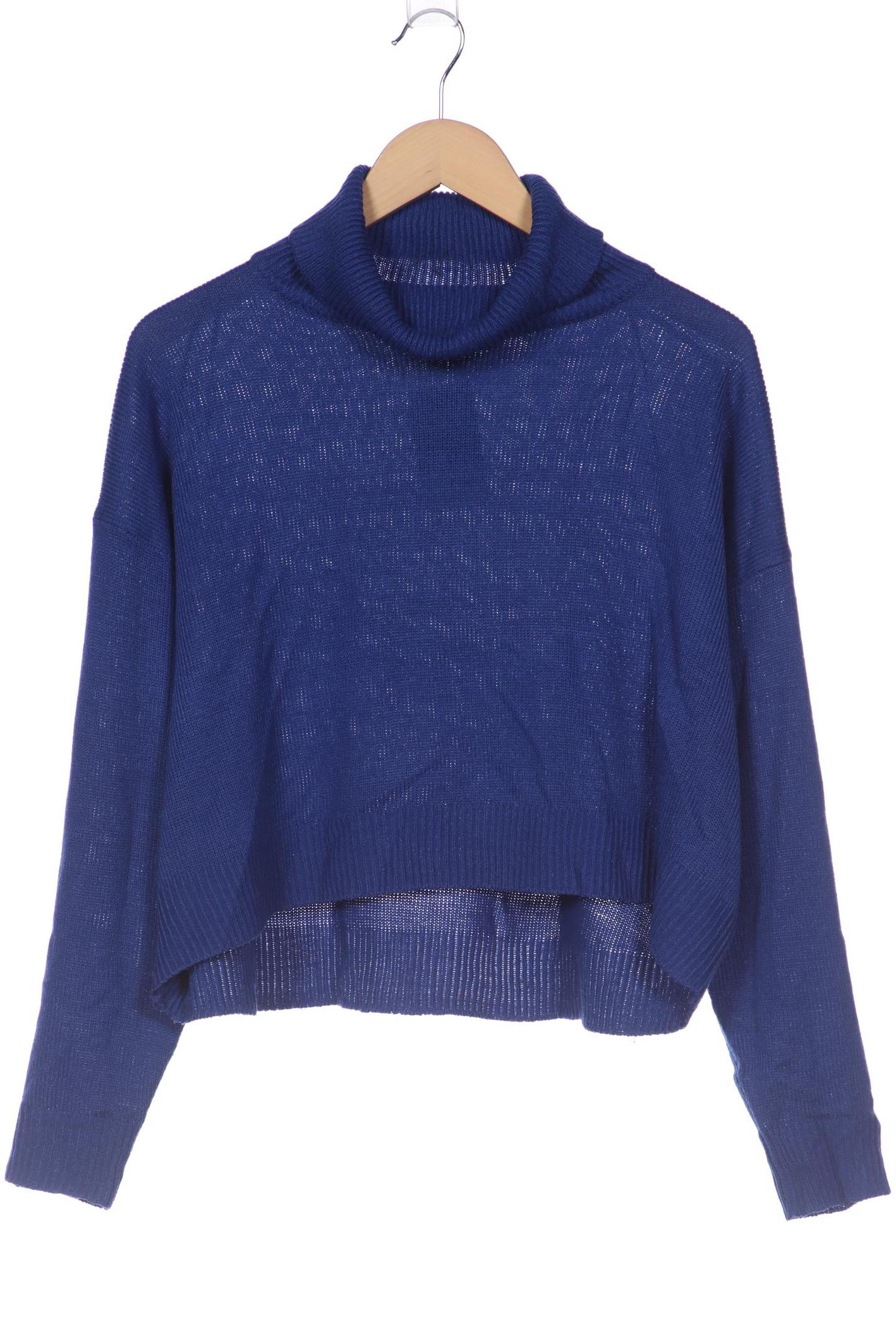 H&M Damen Pullover, blau, Gr. 42 von H&M