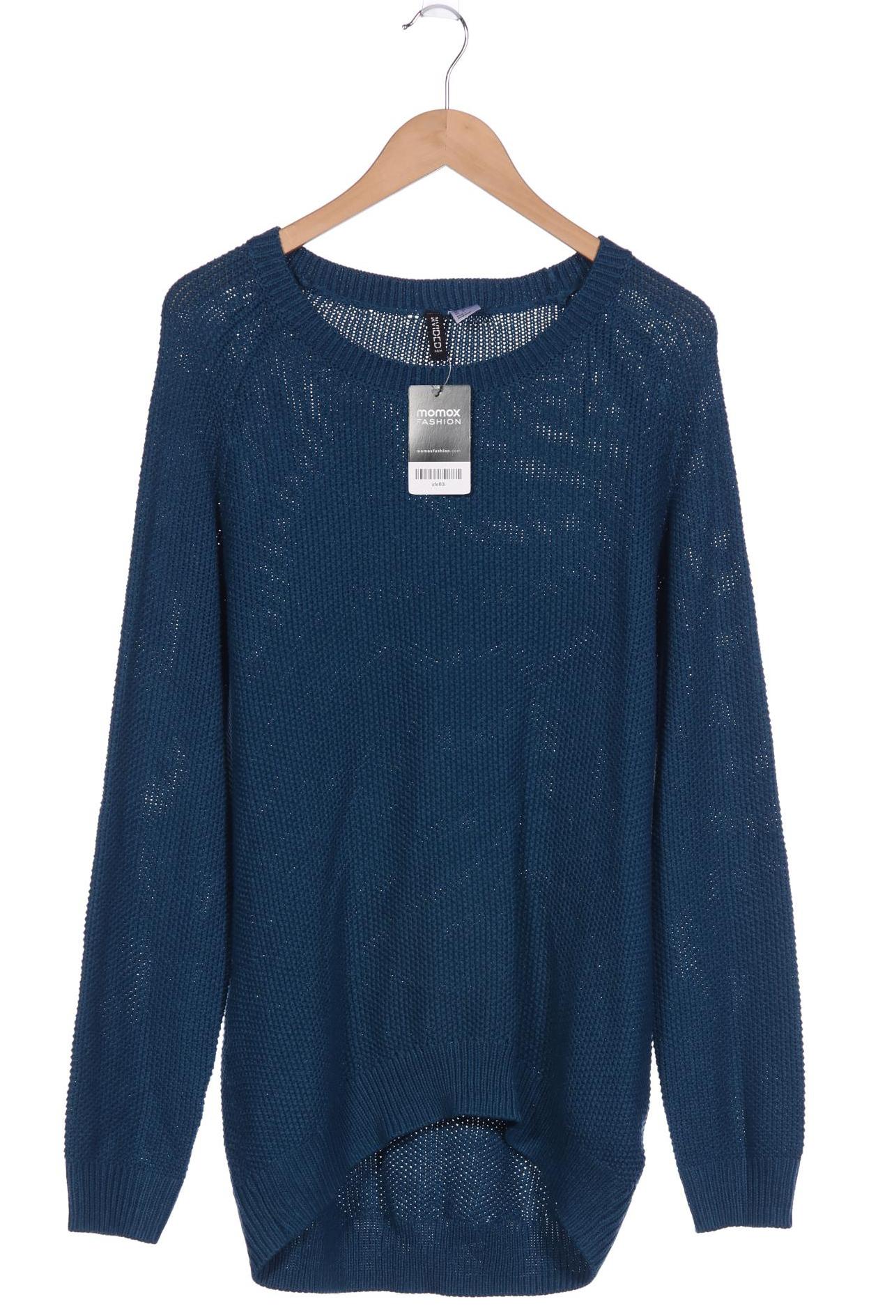 H&M Damen Pullover, blau, Gr. 42 von H&M