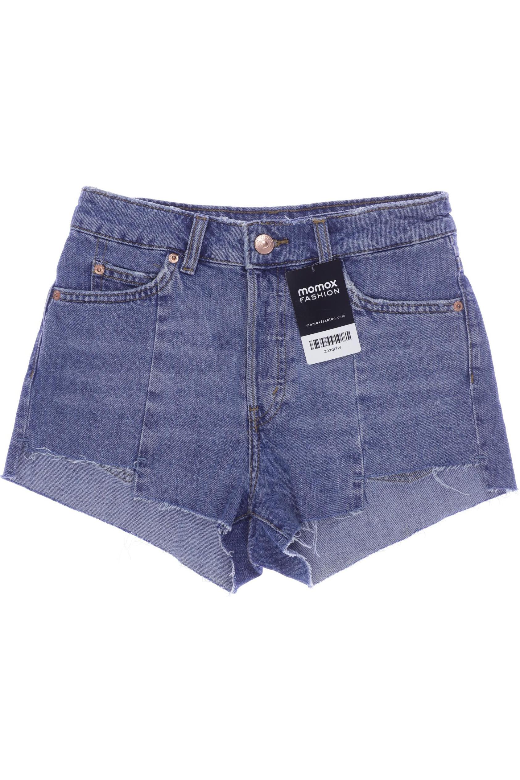 H&M Damen Shorts, blau, Gr. 34 von H&M