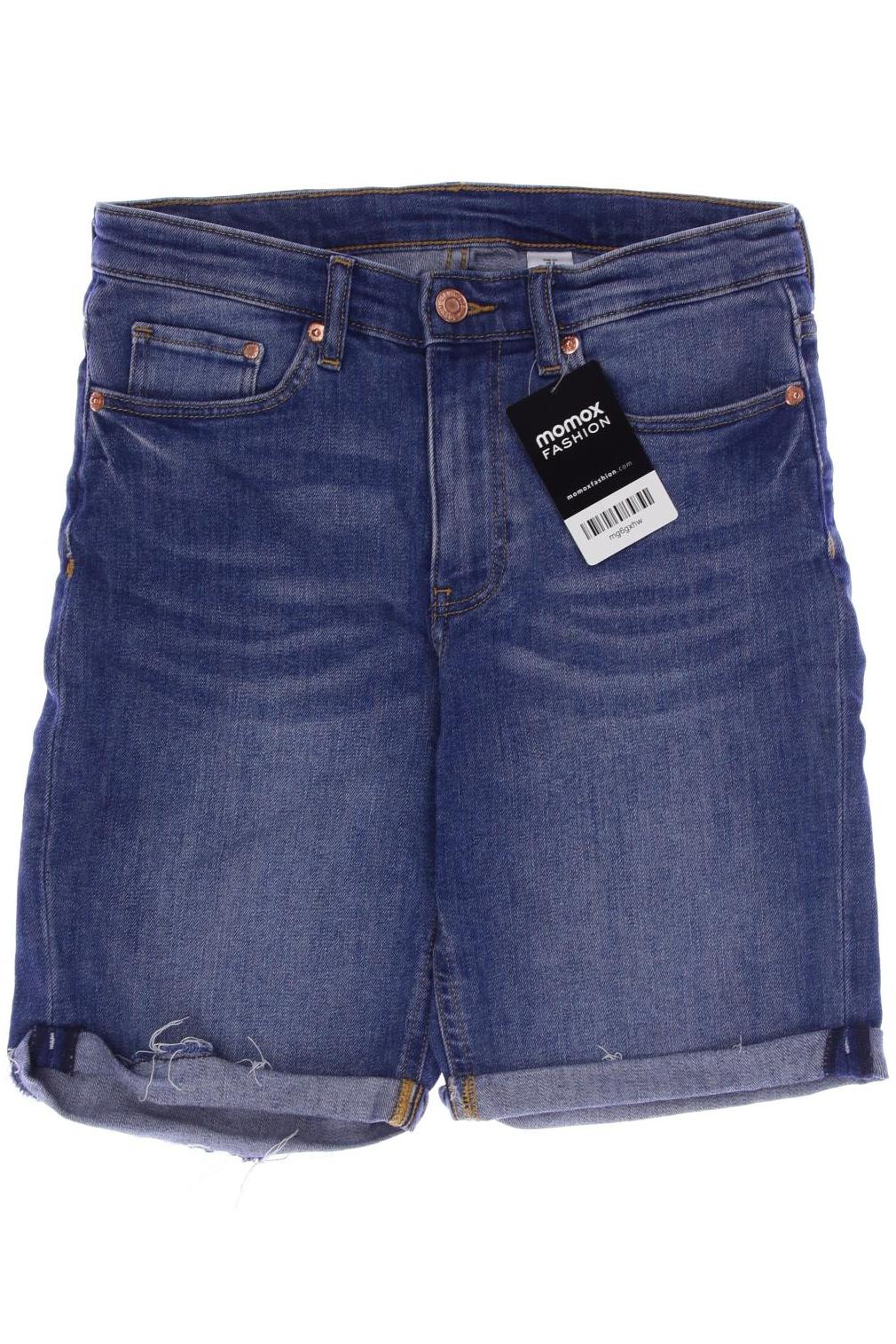 H&M Damen Shorts, blau, Gr. 36 von H&M