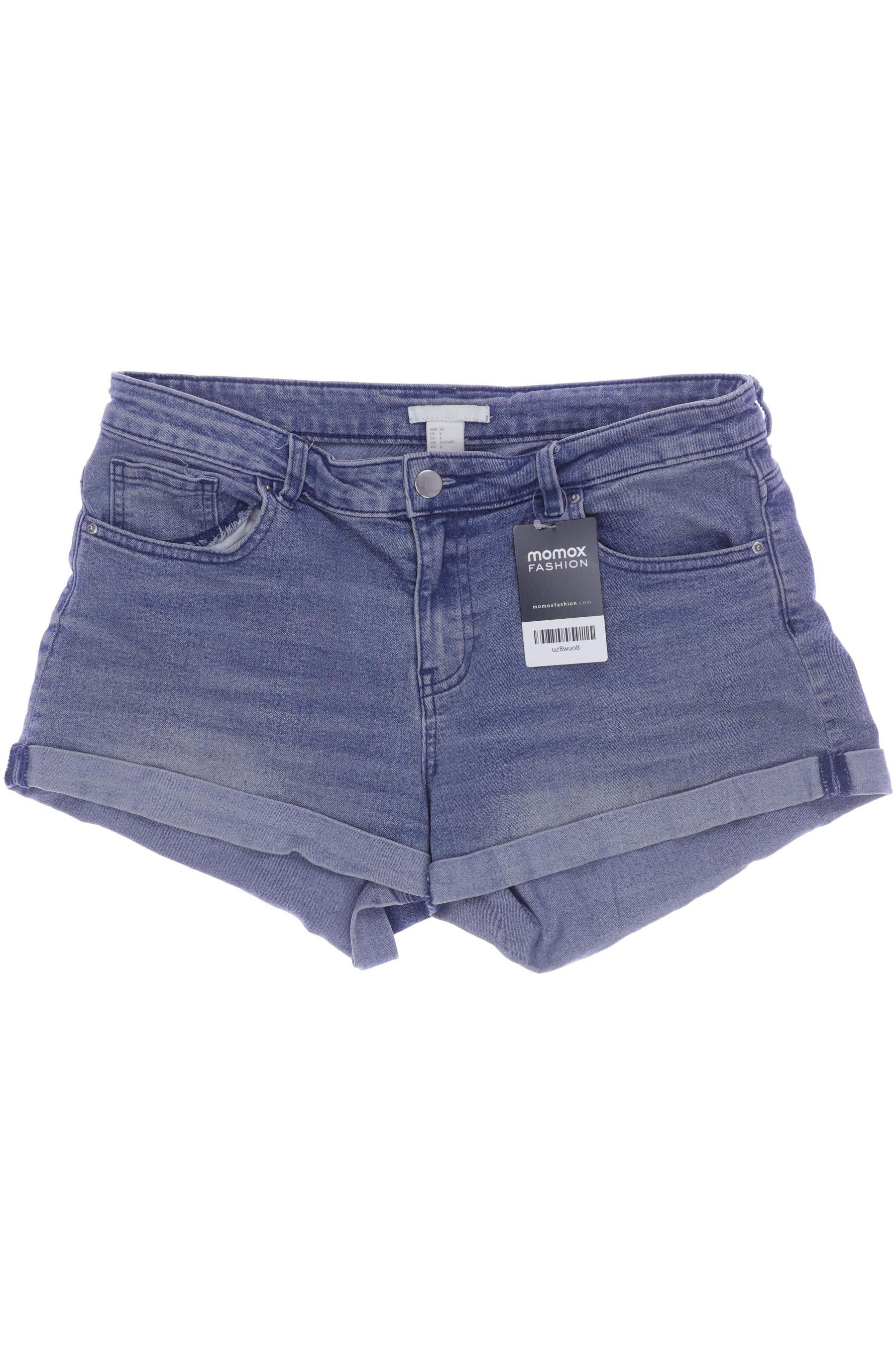 H&M Damen Shorts, blau, Gr. 36 von H&M