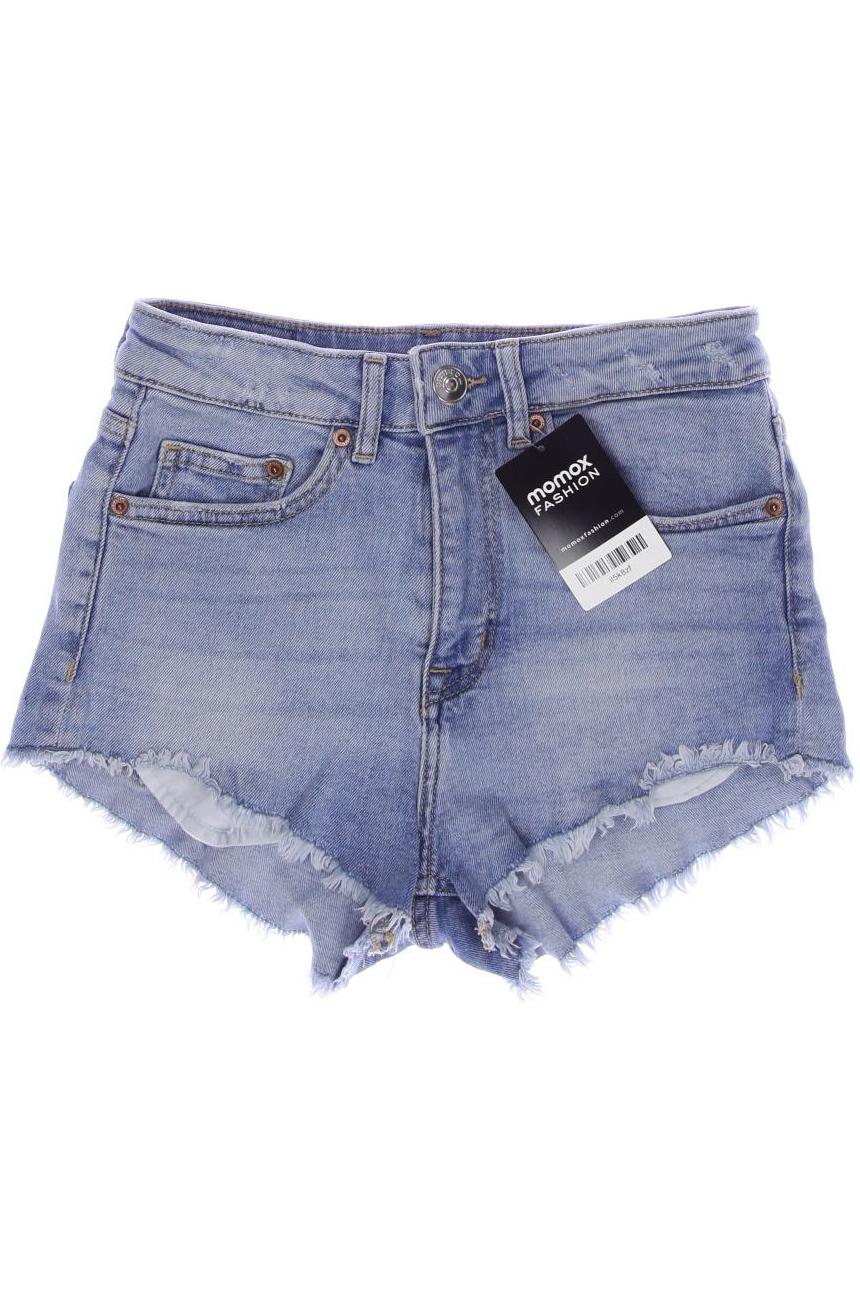 H&M Damen Shorts, blau, Gr. 34 von H&M