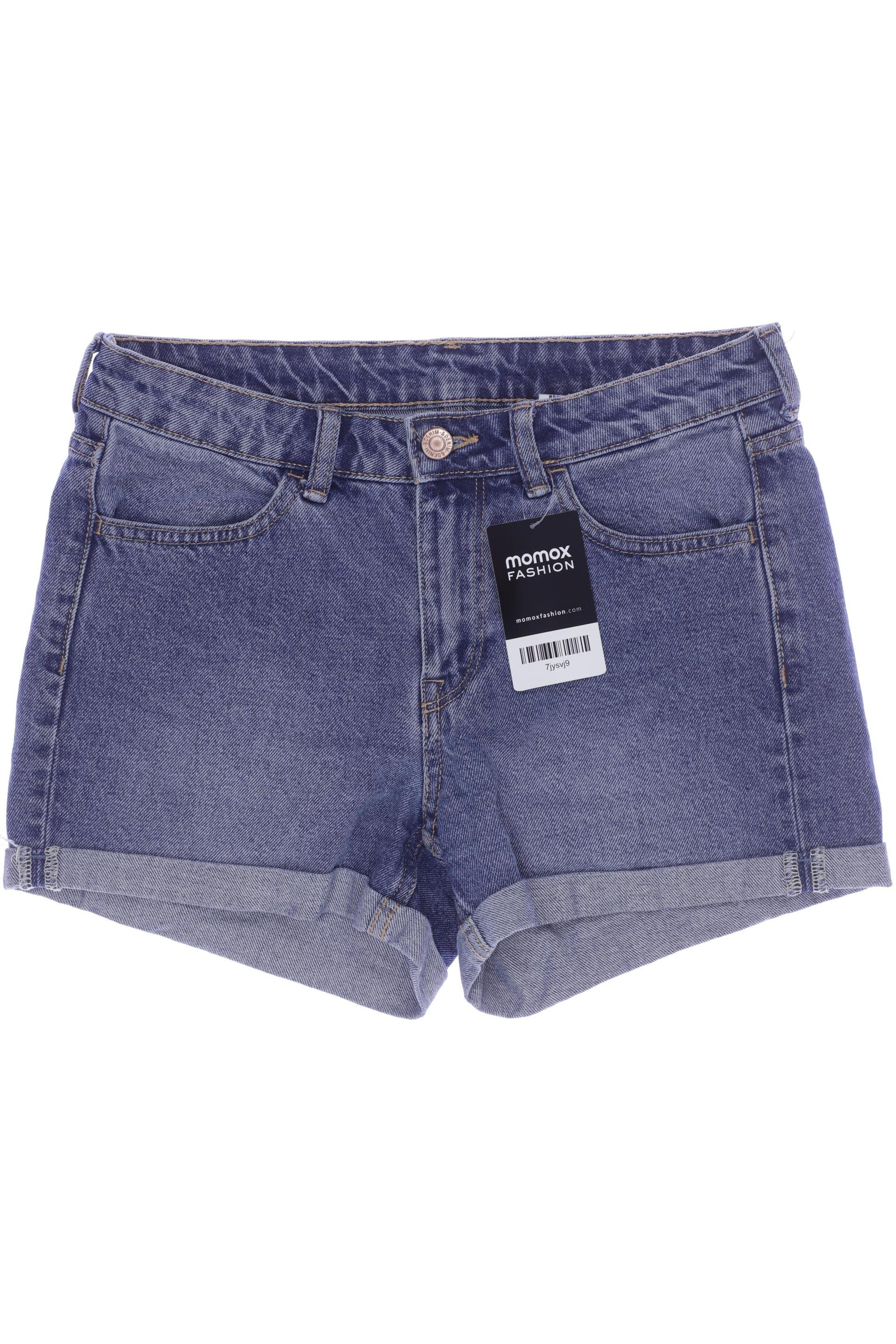 H&M Damen Shorts, blau, Gr. 34 von H&M