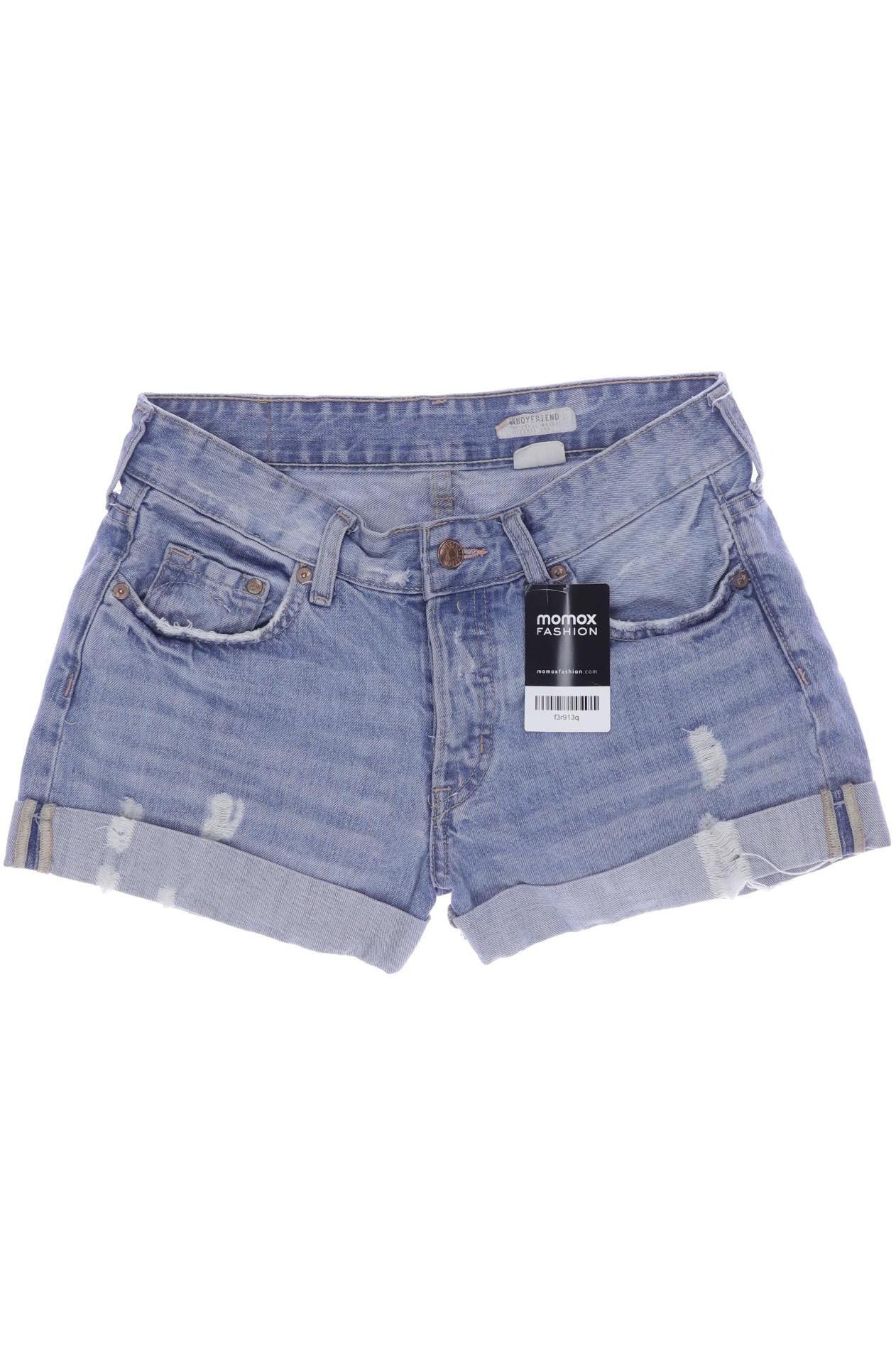 H&M Damen Shorts, blau, Gr. 34 von H&M