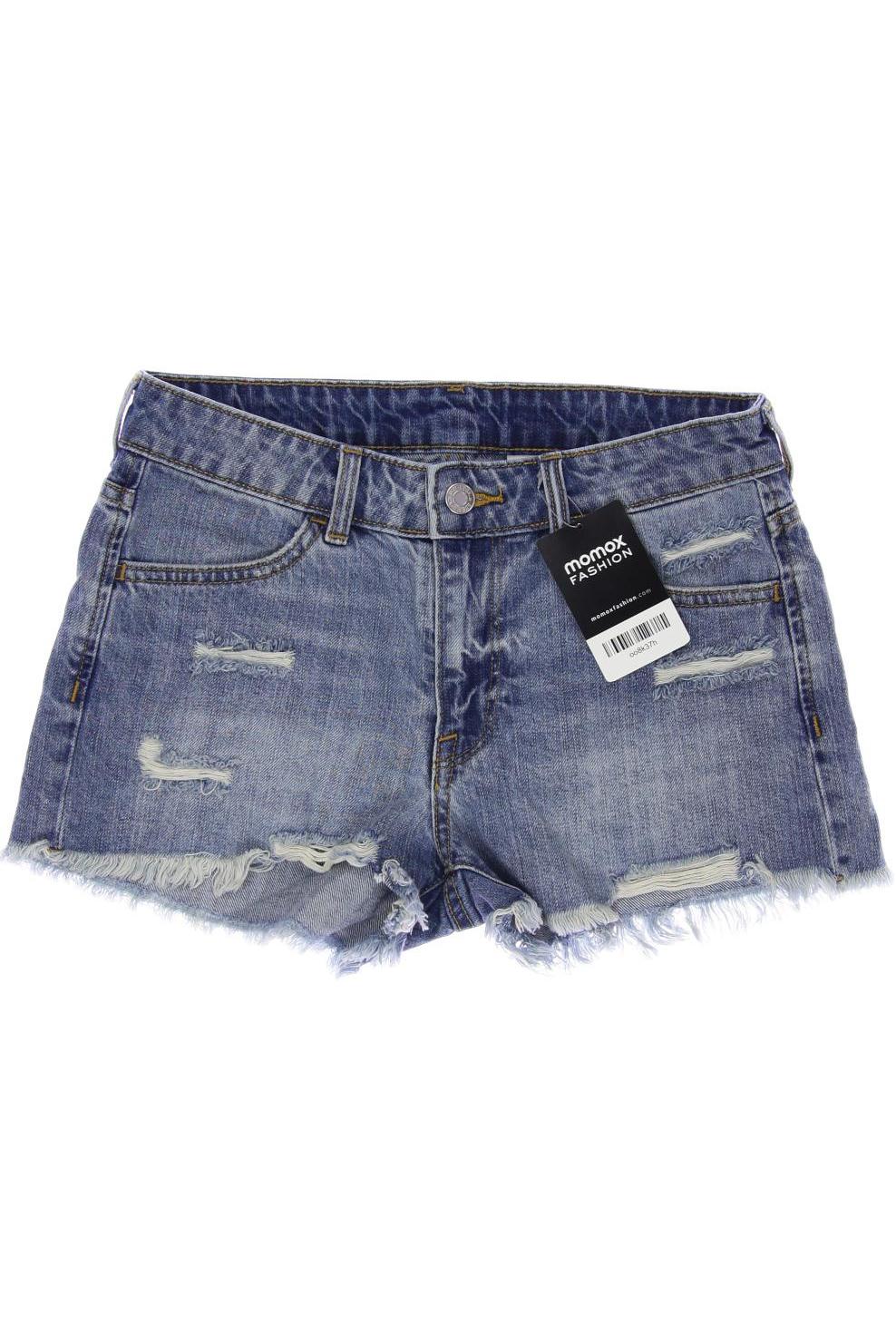 H&M Damen Shorts, blau, Gr. 34 von H&M