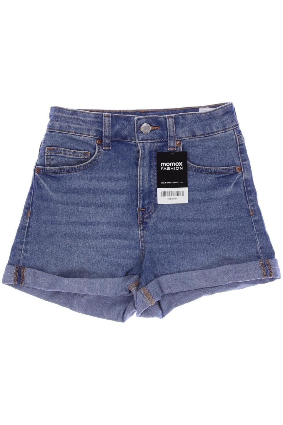 H&M Damen Shorts, blau, Gr. 34 von H&M