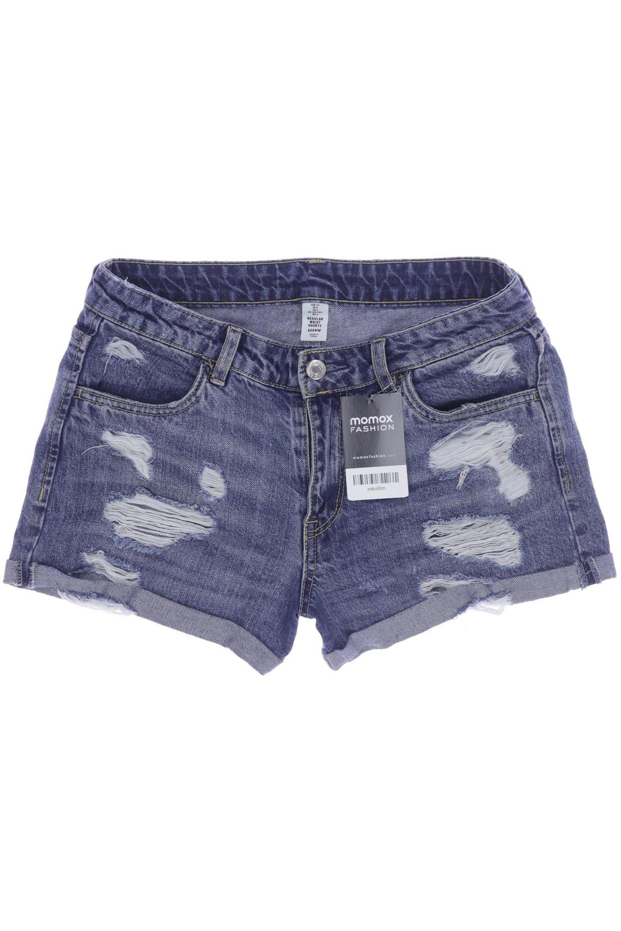 H&M Damen Shorts, blau, Gr. 36 von H&M