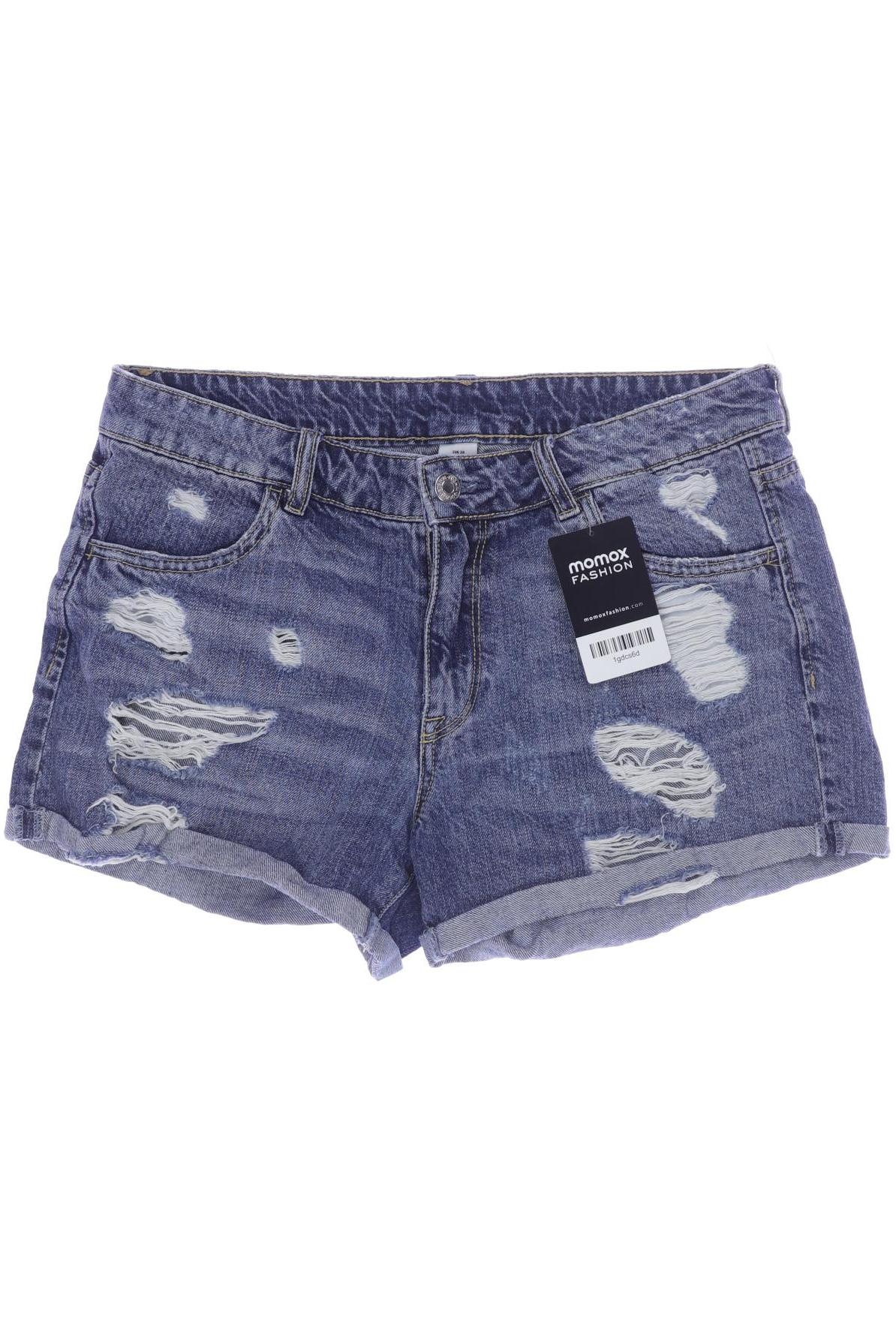 H&M Damen Shorts, blau, Gr. 38 von H&M