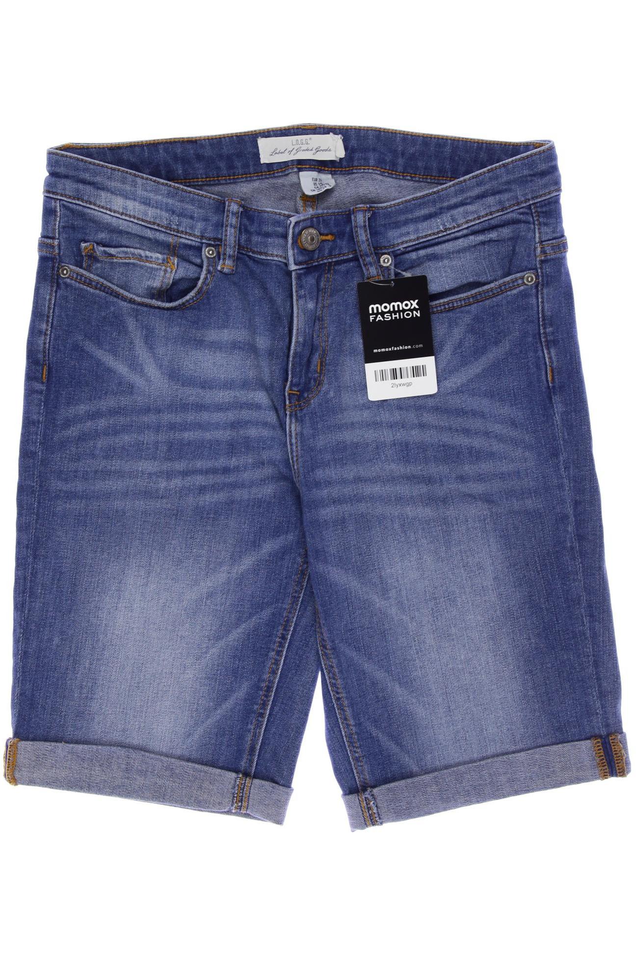 H&M Damen Shorts, blau, Gr. 38 von H&M