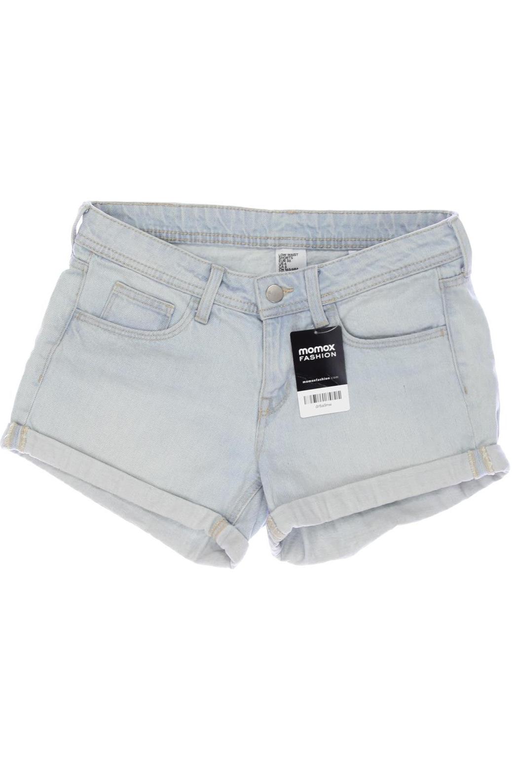 H&M Damen Shorts, hellblau, Gr. 36 von H&M