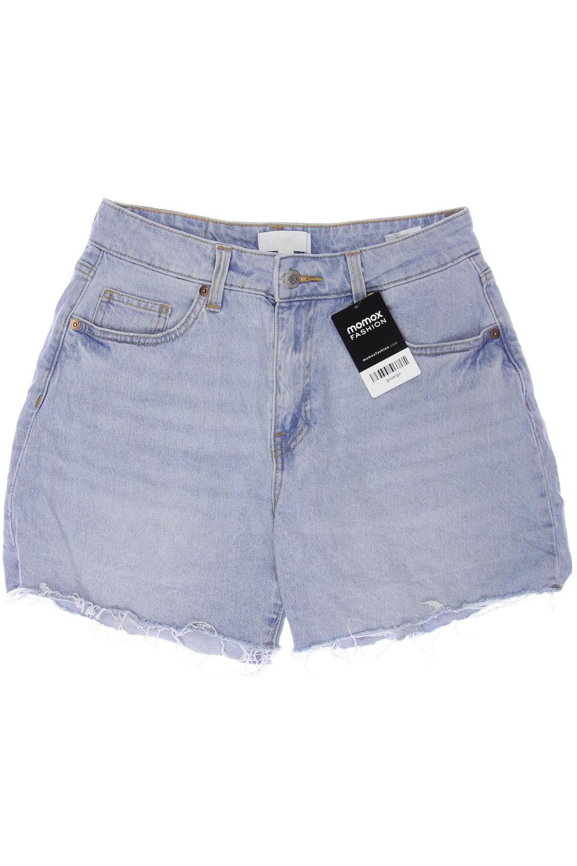 H&M Damen Shorts, hellblau, Gr. 38 von H&M