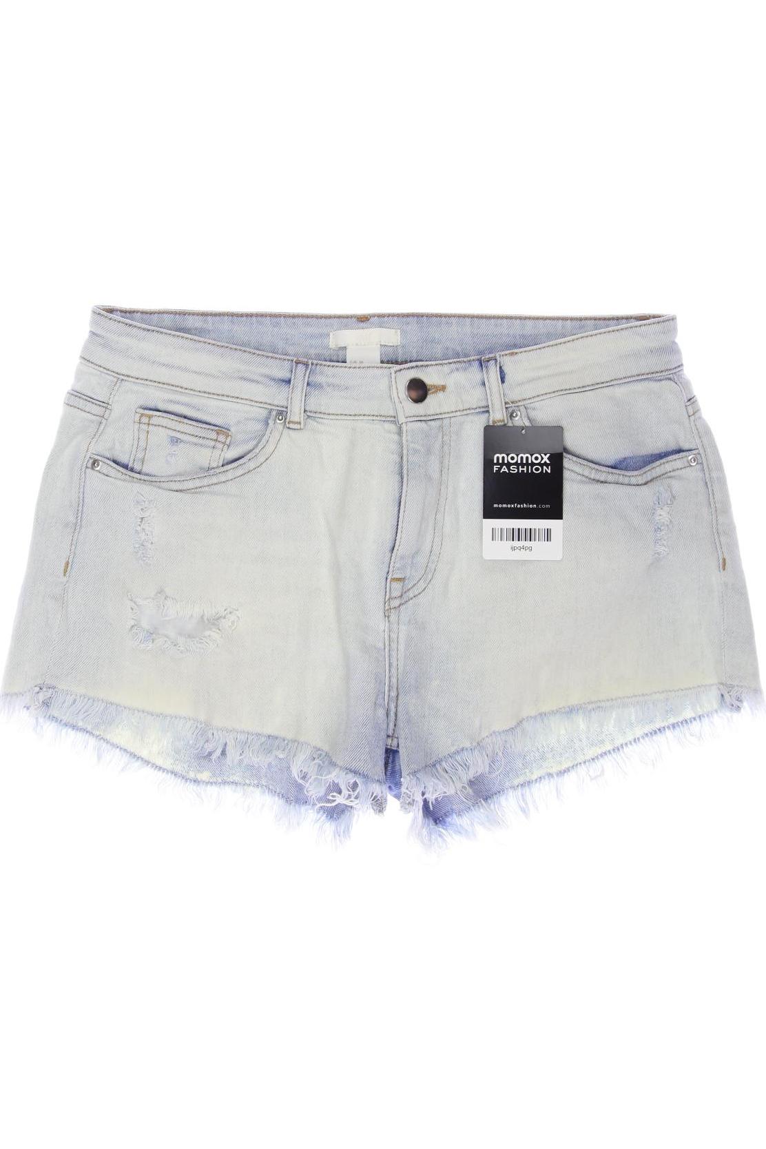 H&M Damen Shorts, hellblau, Gr. 38 von H&M