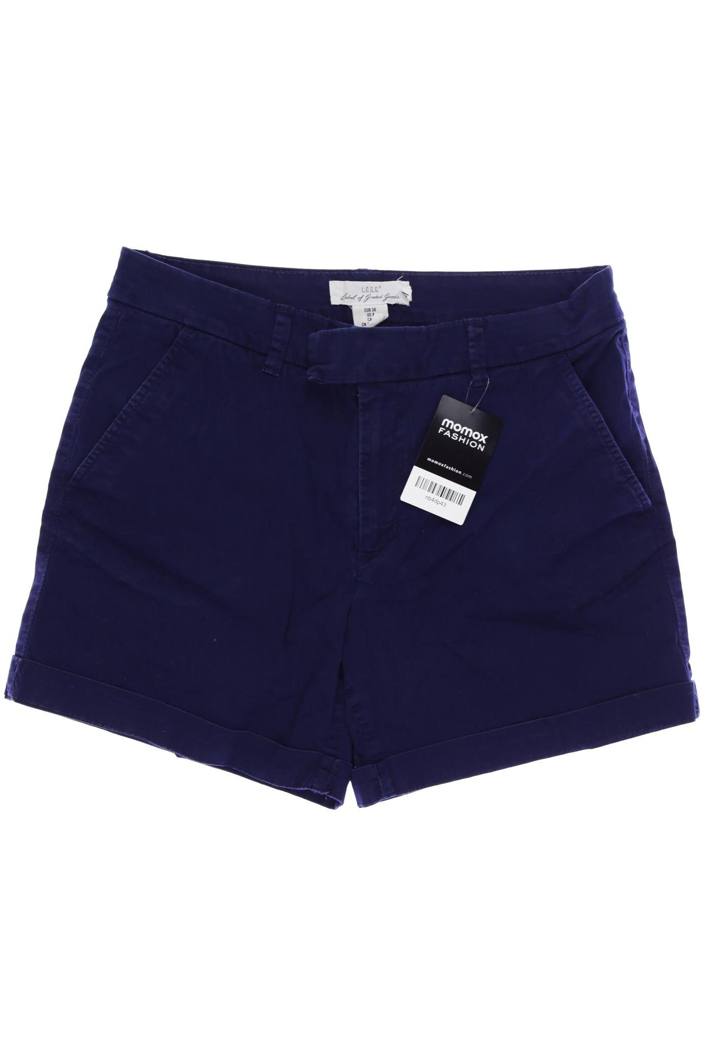H&M Damen Shorts, marineblau, Gr. 38 von H&M