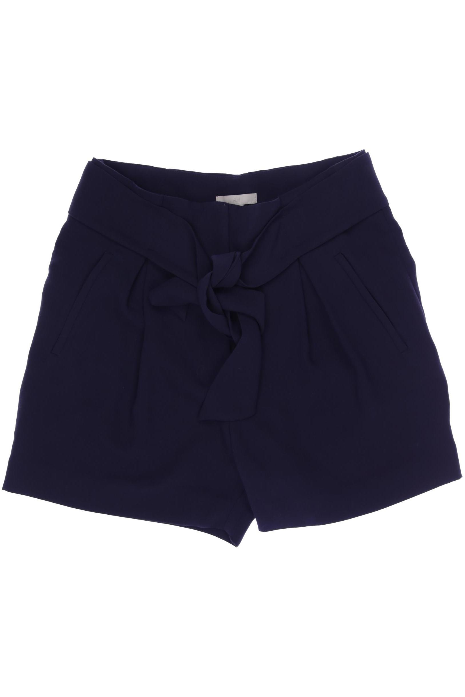 H&M Damen Shorts, marineblau, Gr. 38 von H&M