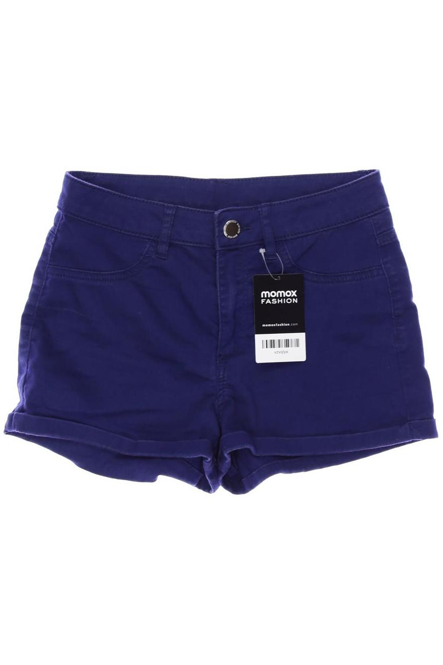 H&M Damen Shorts, marineblau, Gr. 34 von H&M