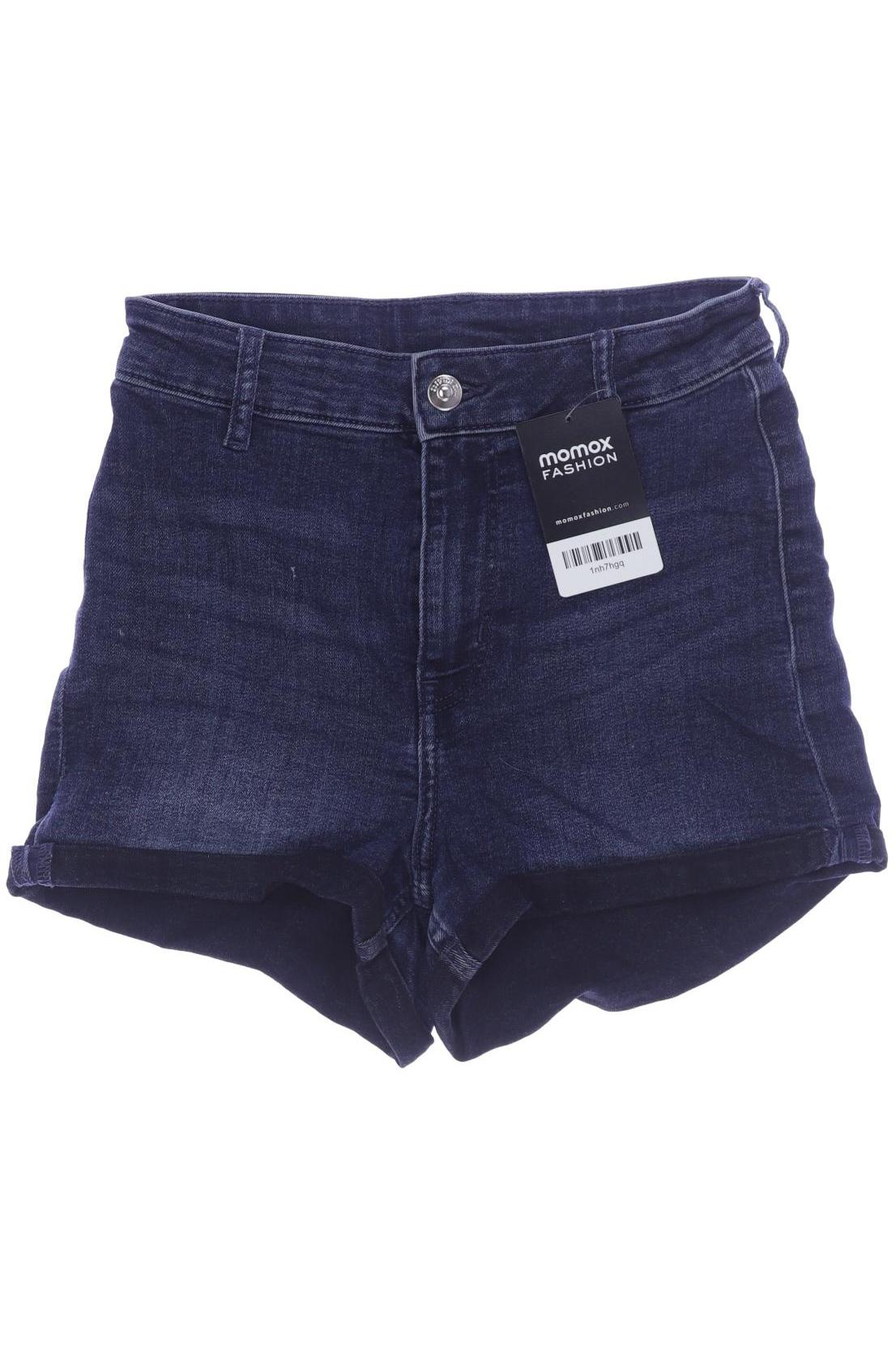 H&M Damen Shorts, marineblau, Gr. 36 von H&M